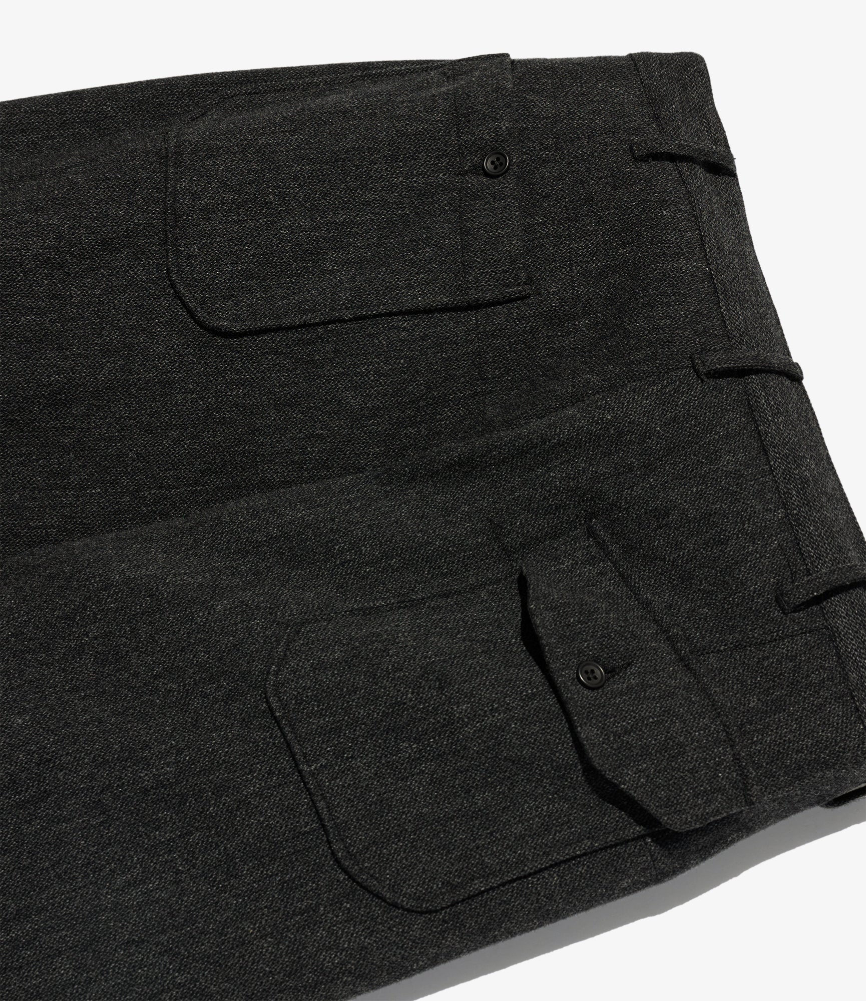 Carlyle Pant – Charcoal Heavy Tweed Blend