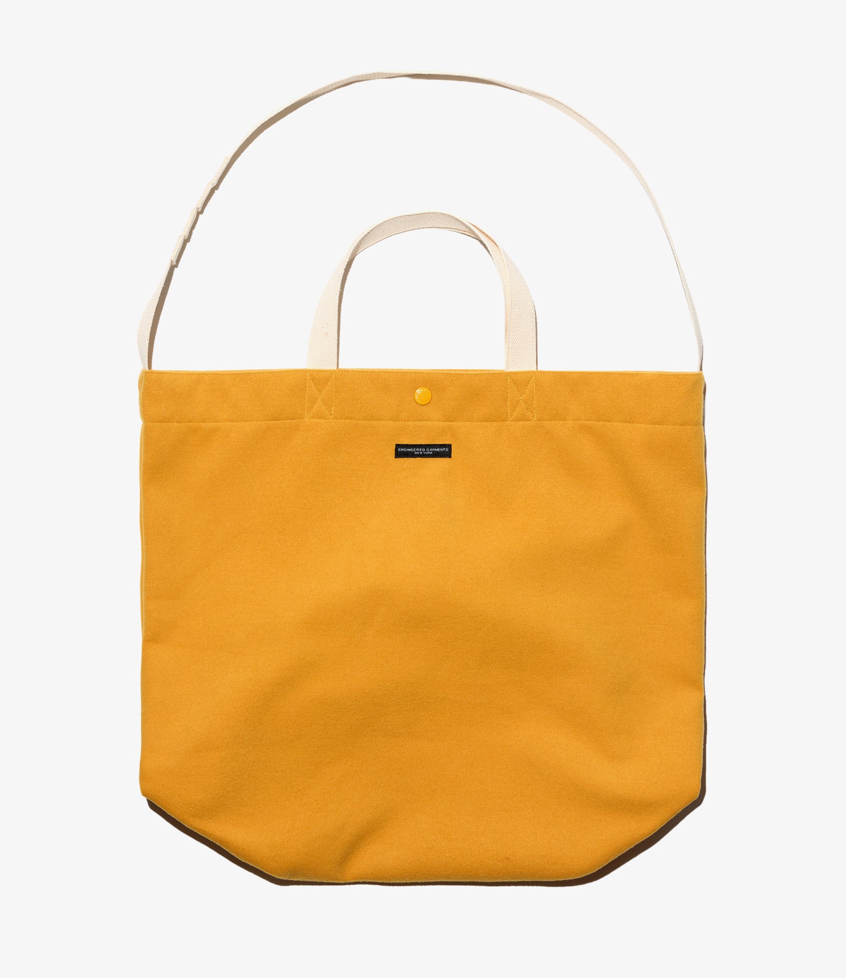 Carry All Tote – Gold Fake Melton Wool