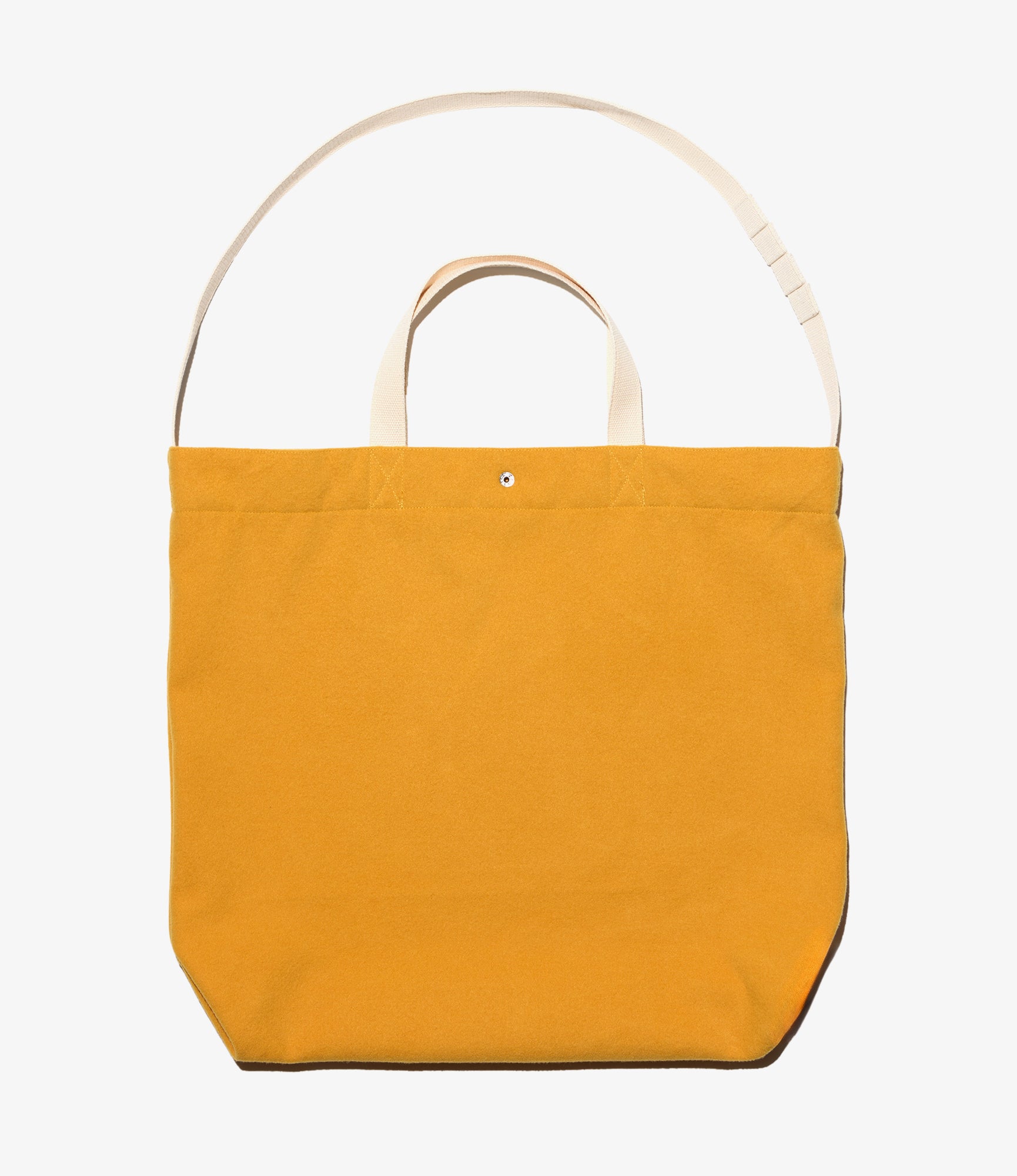 Carry All Tote – Gold Fake Melton Wool