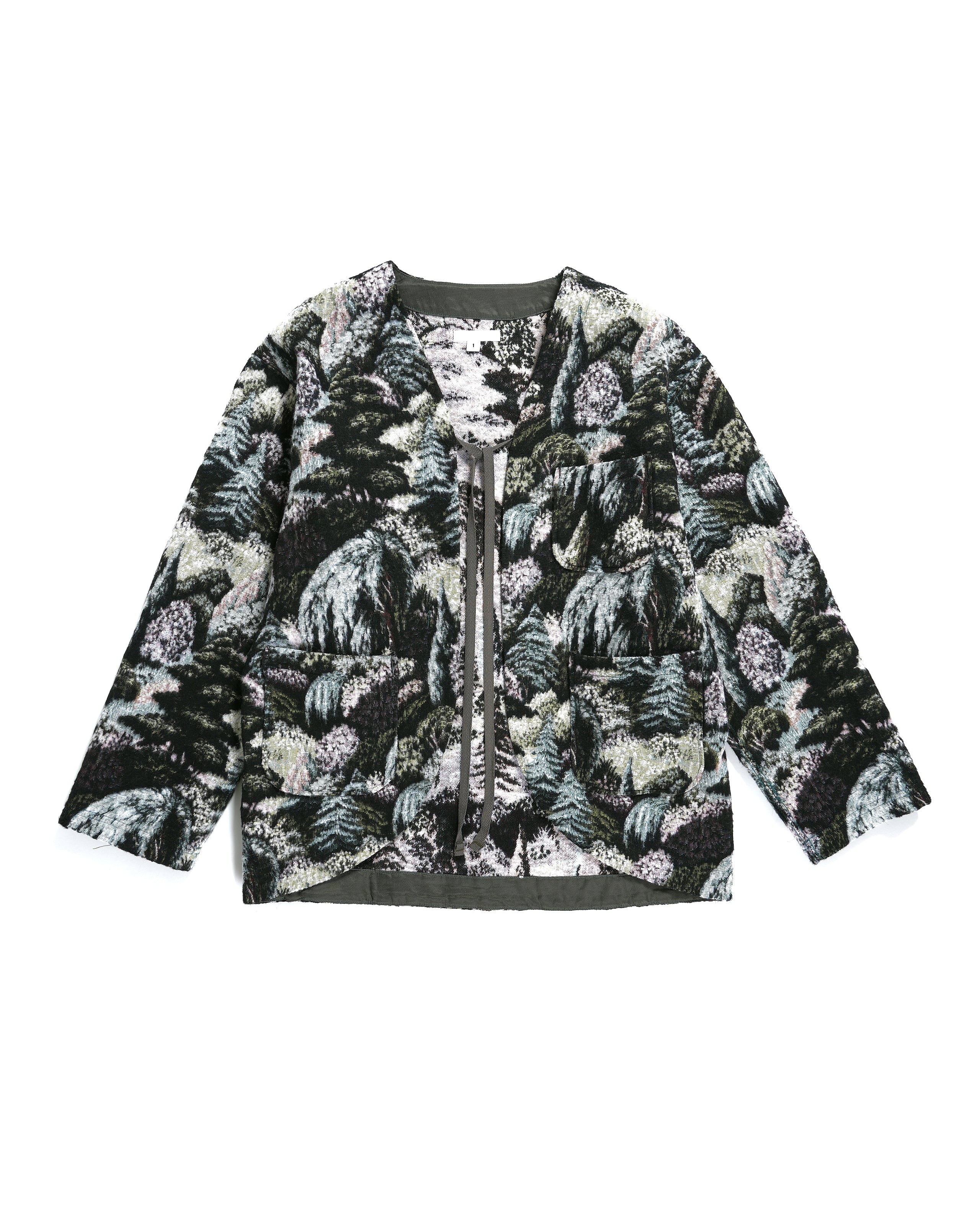 Engineered Garments Cutaway Jacket - Green CP Forest Jacquard