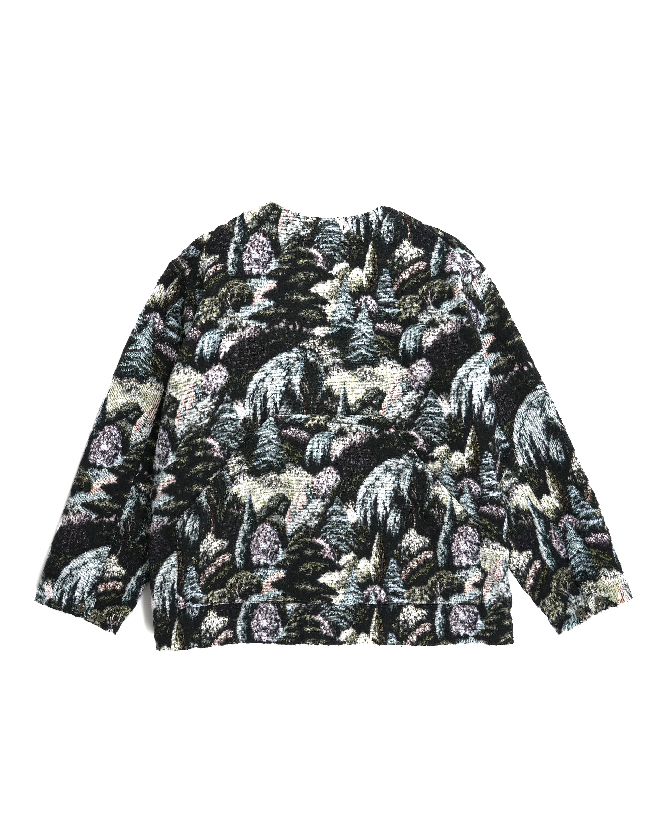 Engineered Garments Shooting Jacket - Green CP Forest Jacquard