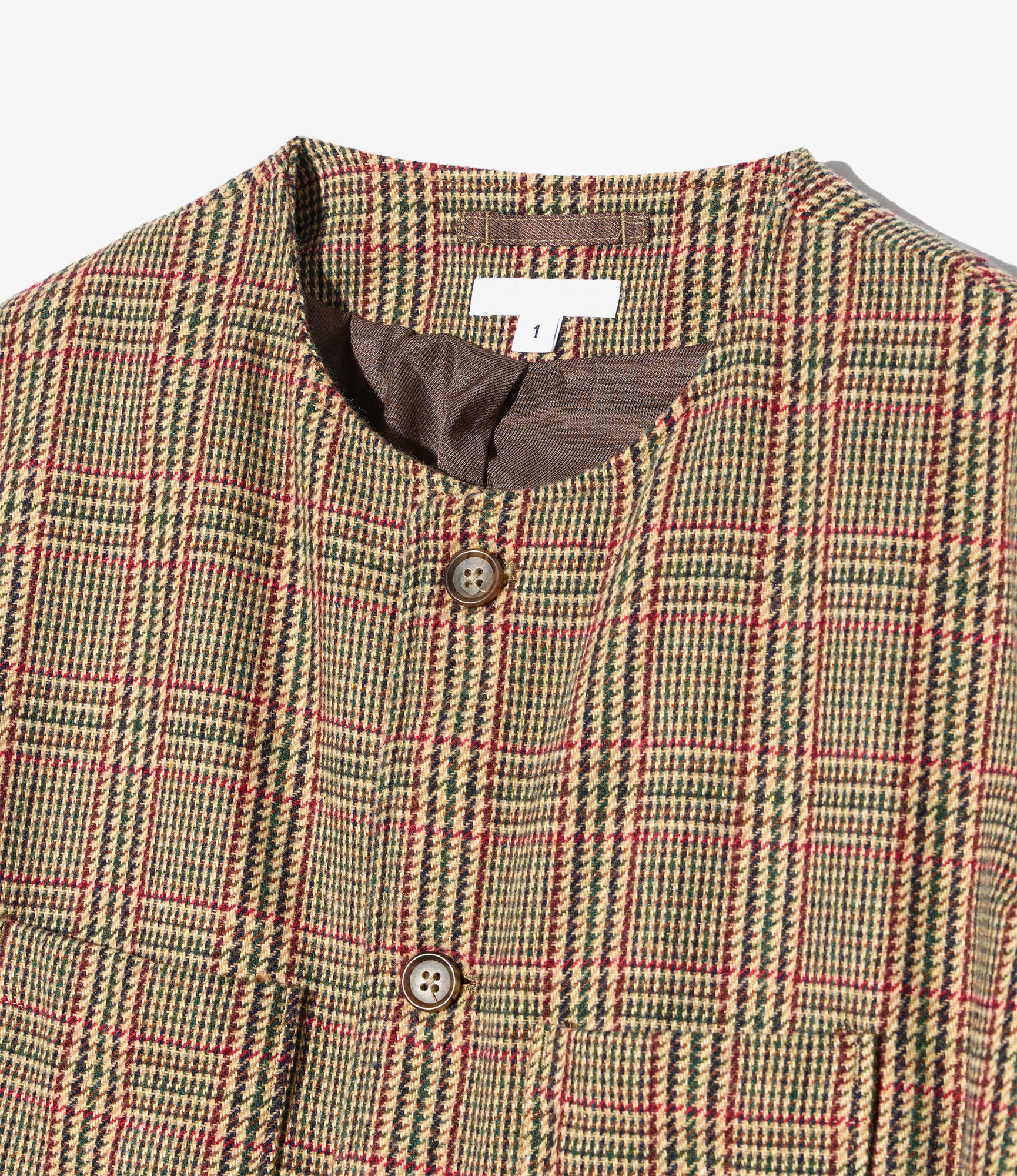 CN Jacket – Tan Glen Plaid Wool Blend