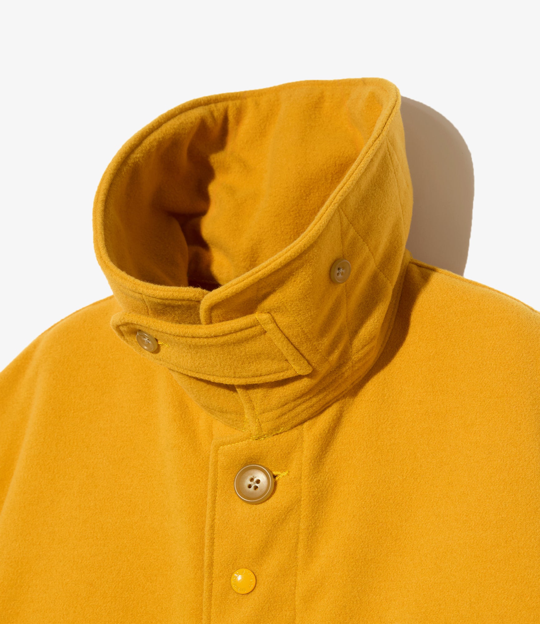 Cruiser Jacket – Gold Fake Melton Wool