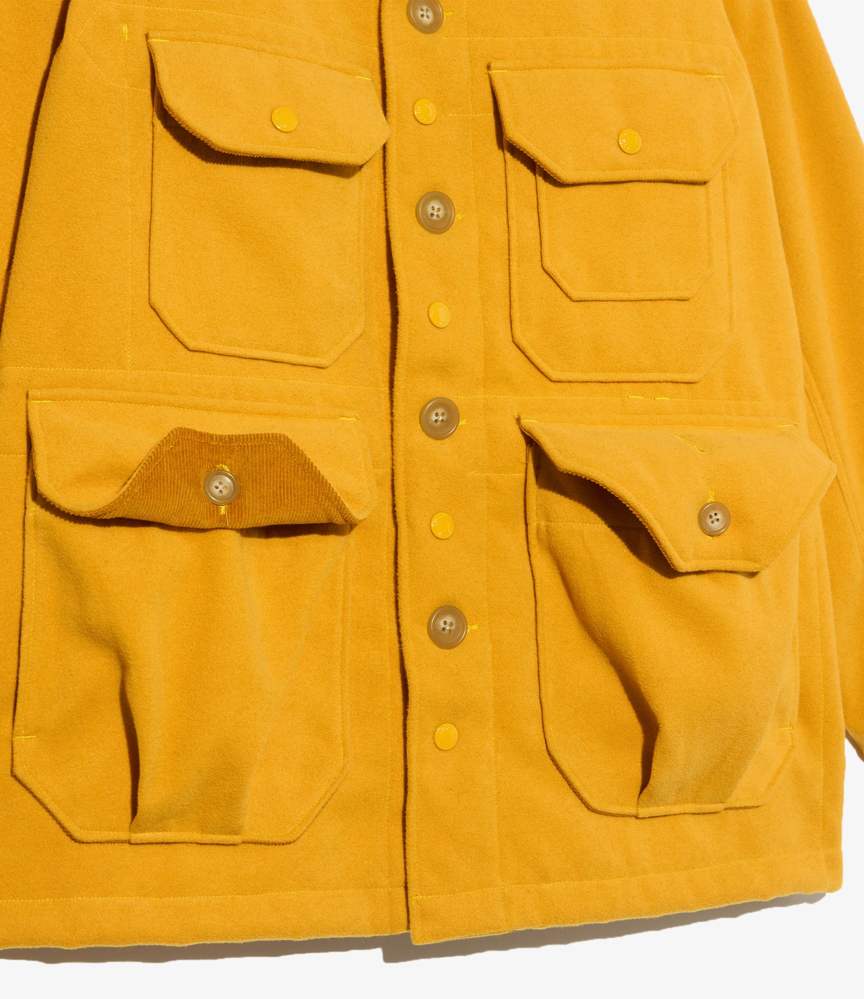 Cruiser Jacket – Gold Fake Melton Wool