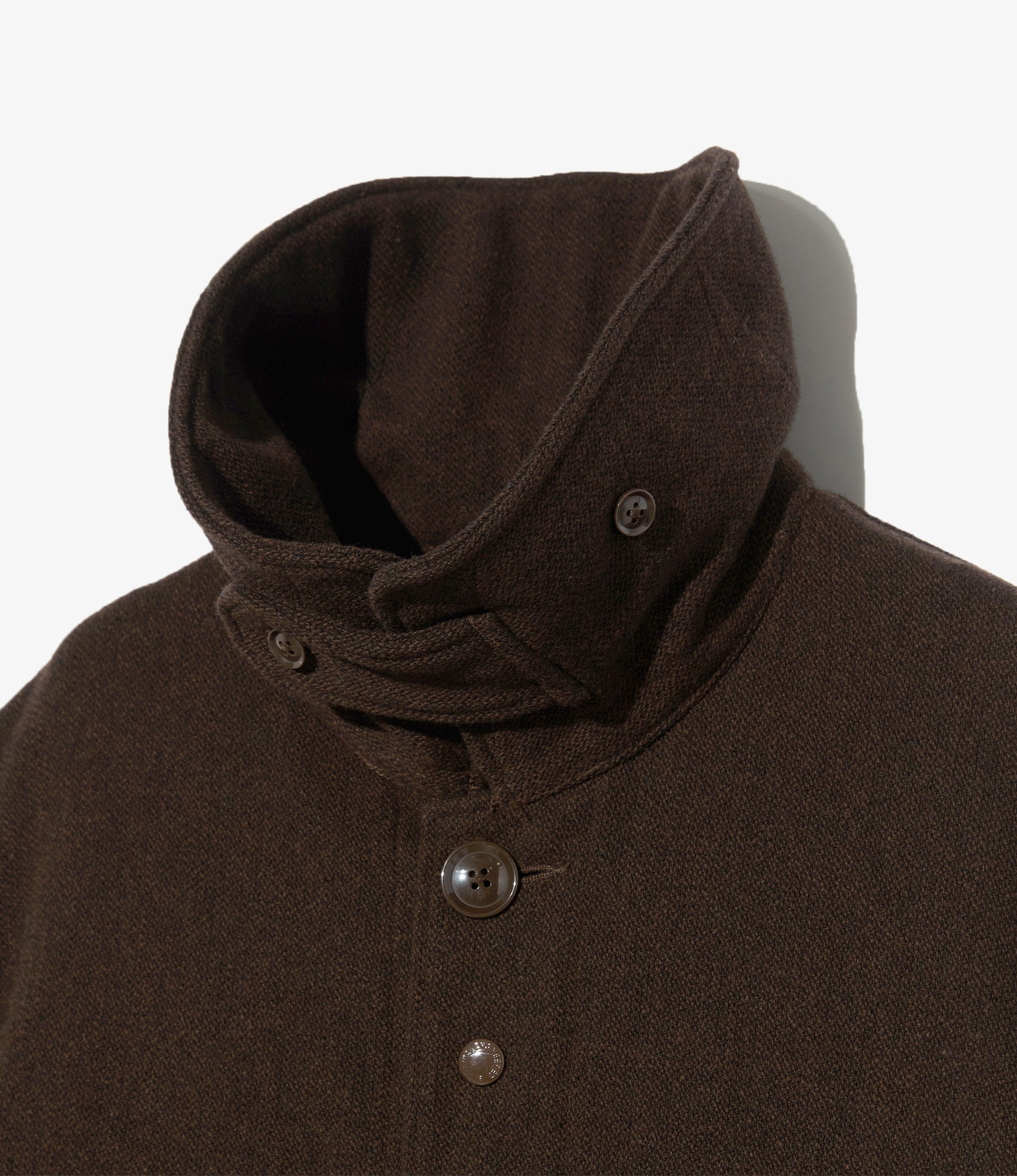Cruiser Jacket – Dark Brown Heavy Tweed Blend