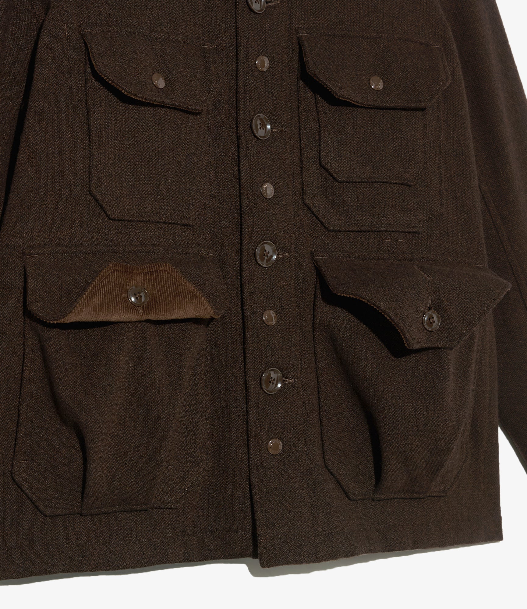 Cruiser Jacket – Dark Brown Heavy Tweed Blend