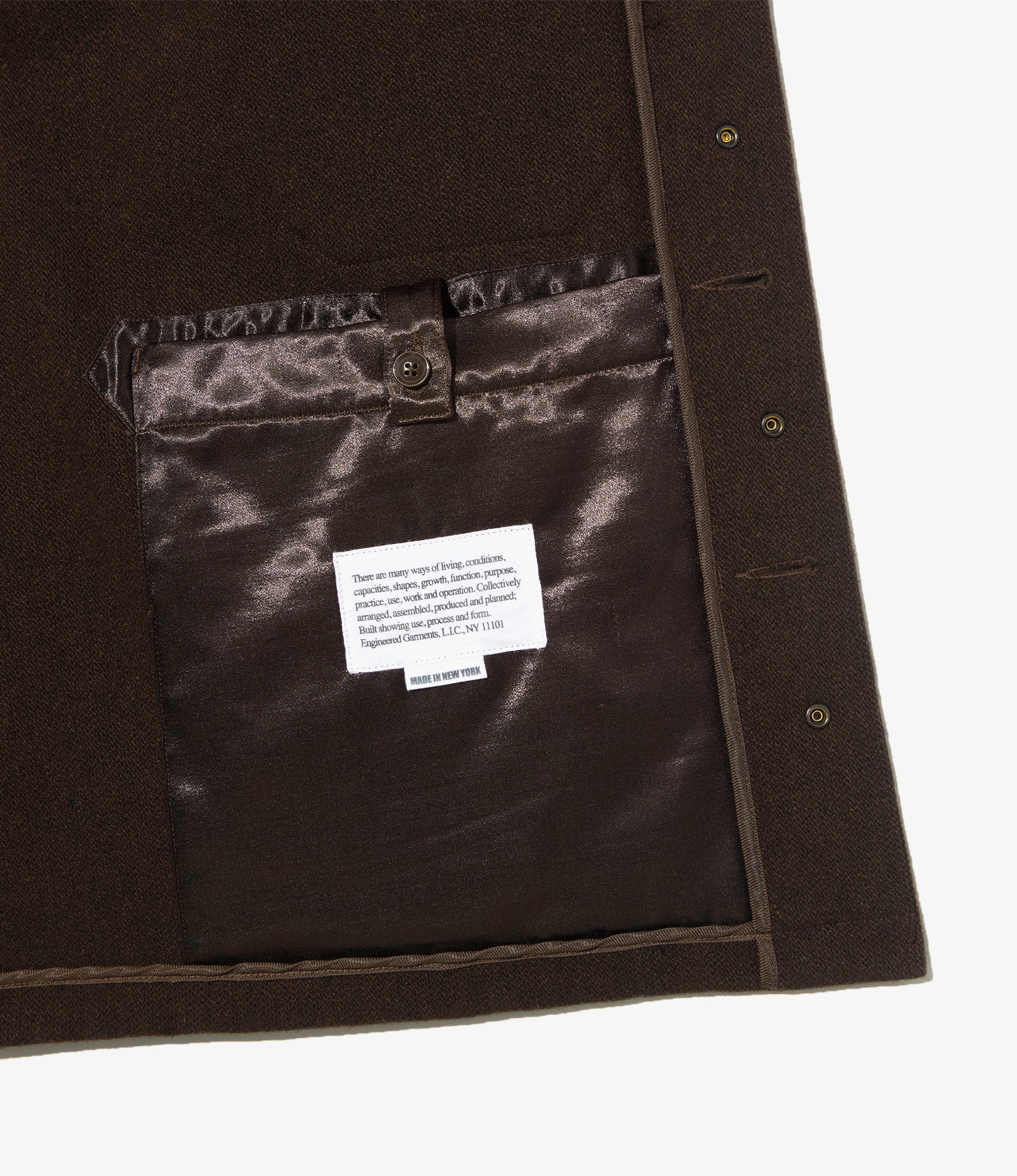 Cruiser Jacket – Dark Brown Heavy Tweed Blend
