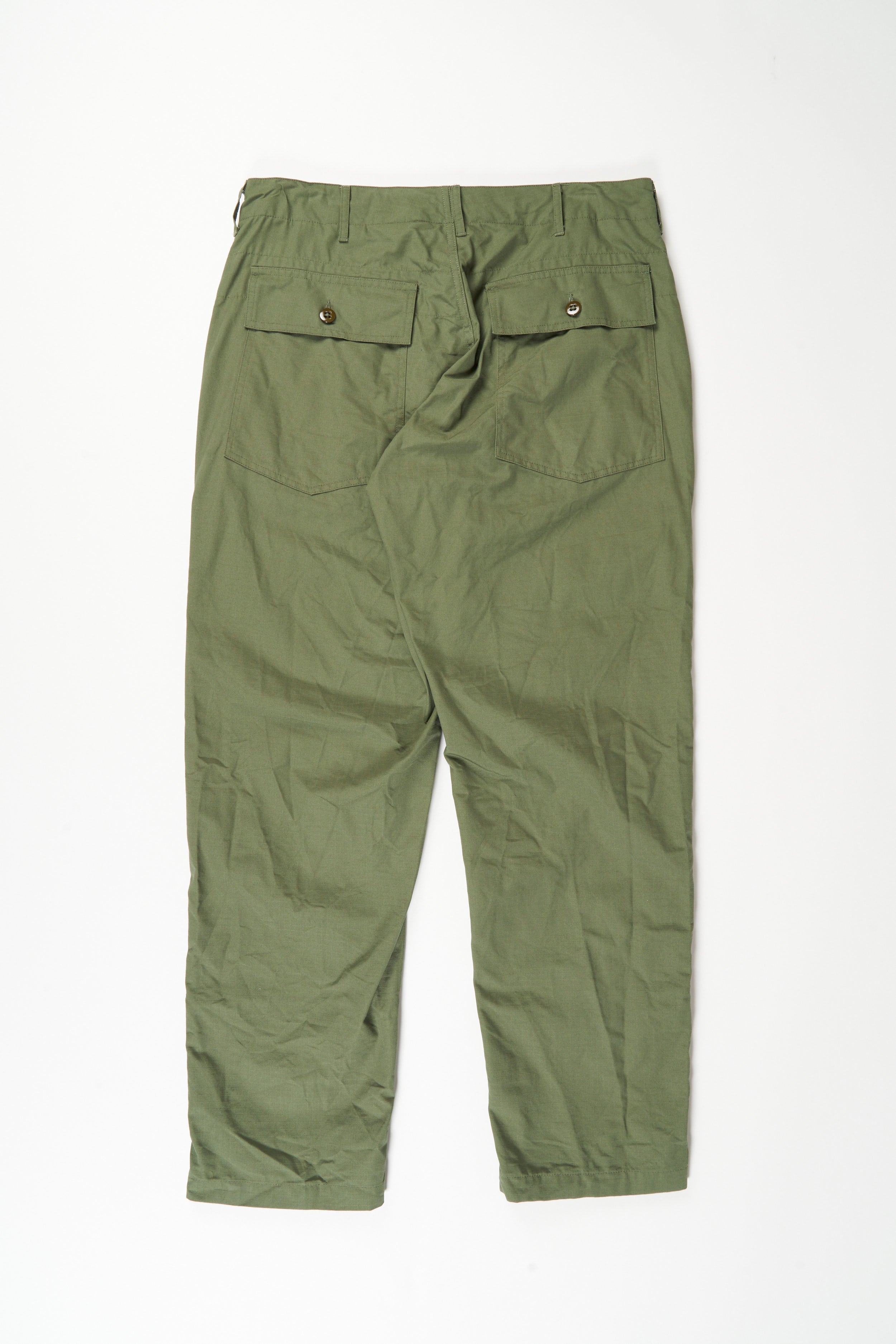 Engineered Garments Fatigue Pant  - Olive Cotton Ripstop