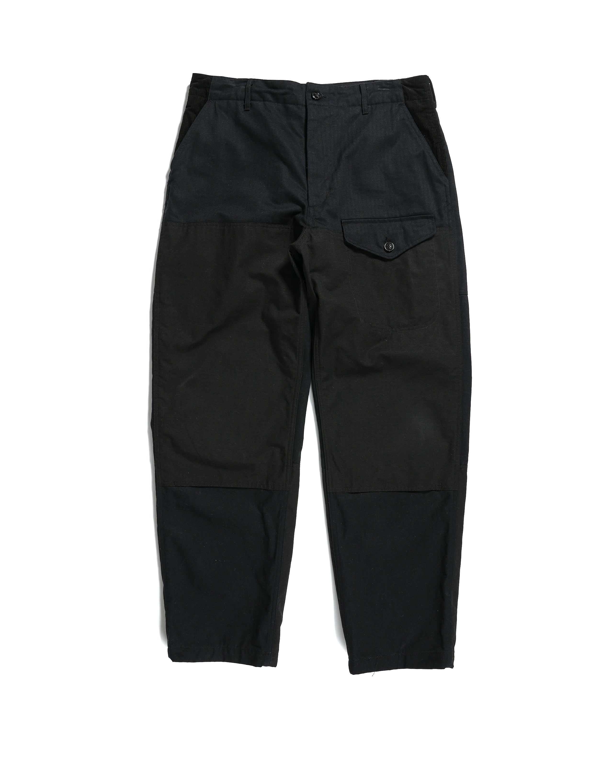 Engineered Garments Field Pant - Black Cotton Double Cloth