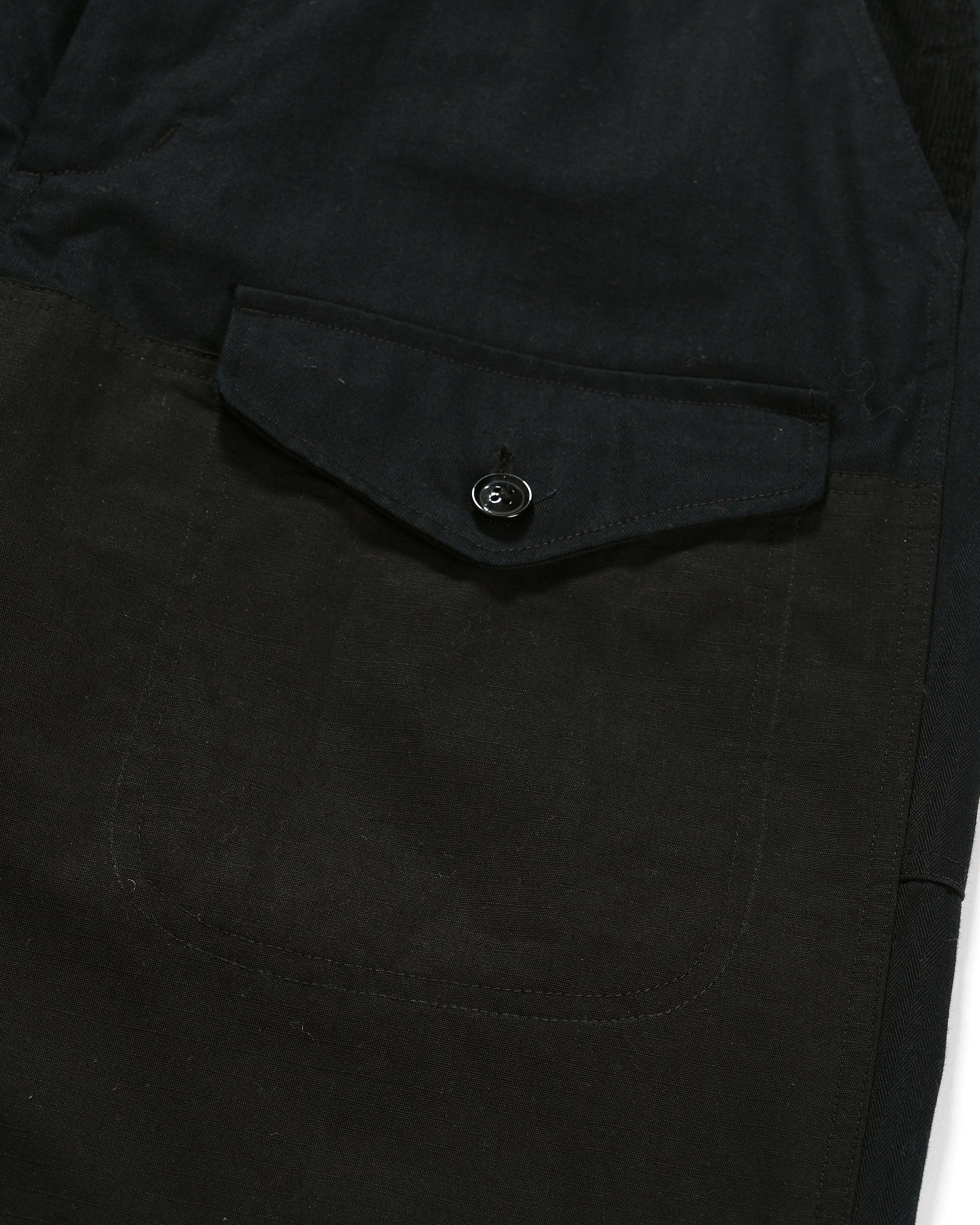 Engineered Garments Field Pant - Black Cotton Double Cloth