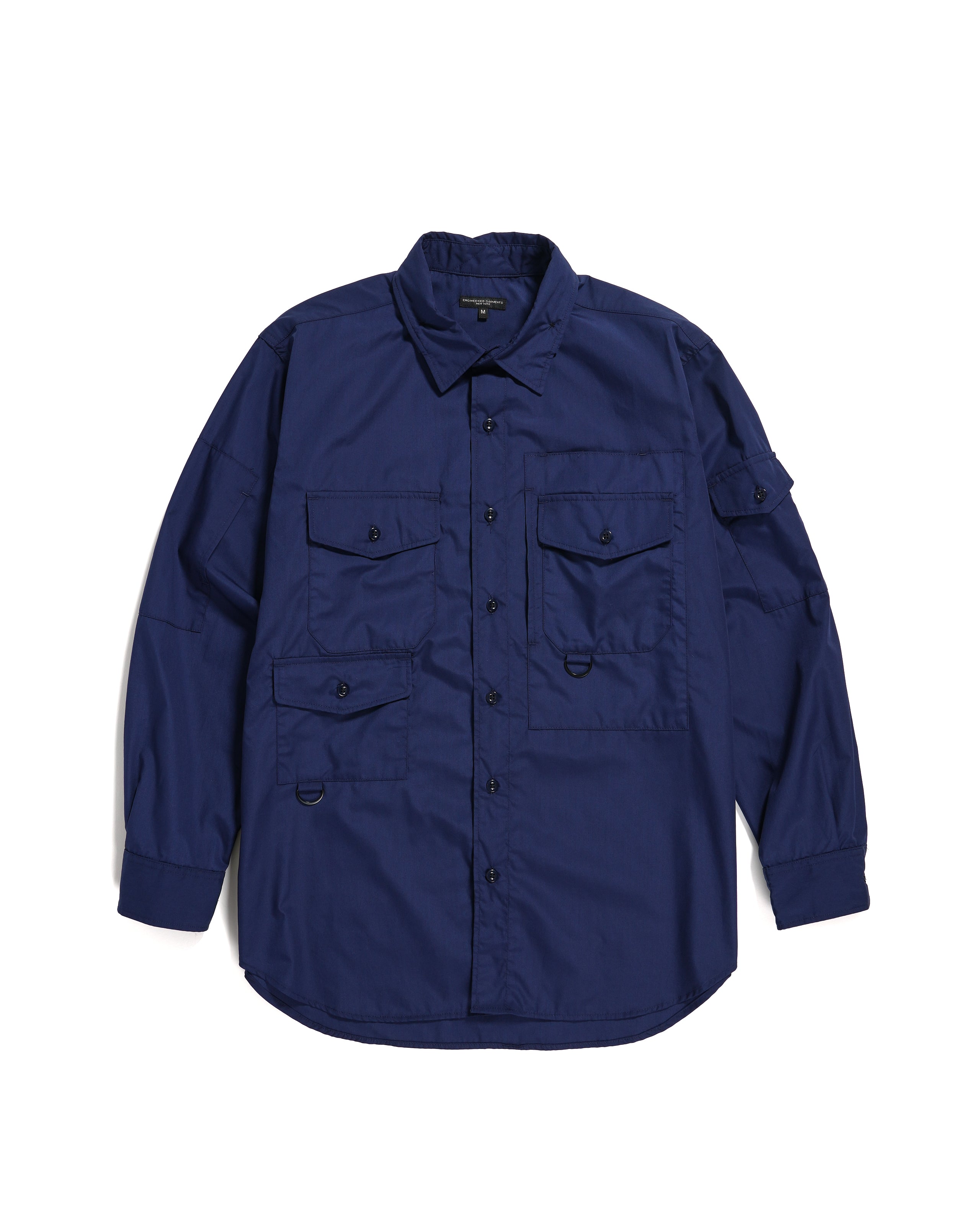 Engineered Garments Trail Shirt - Navy Lt.Weight PC Poplin