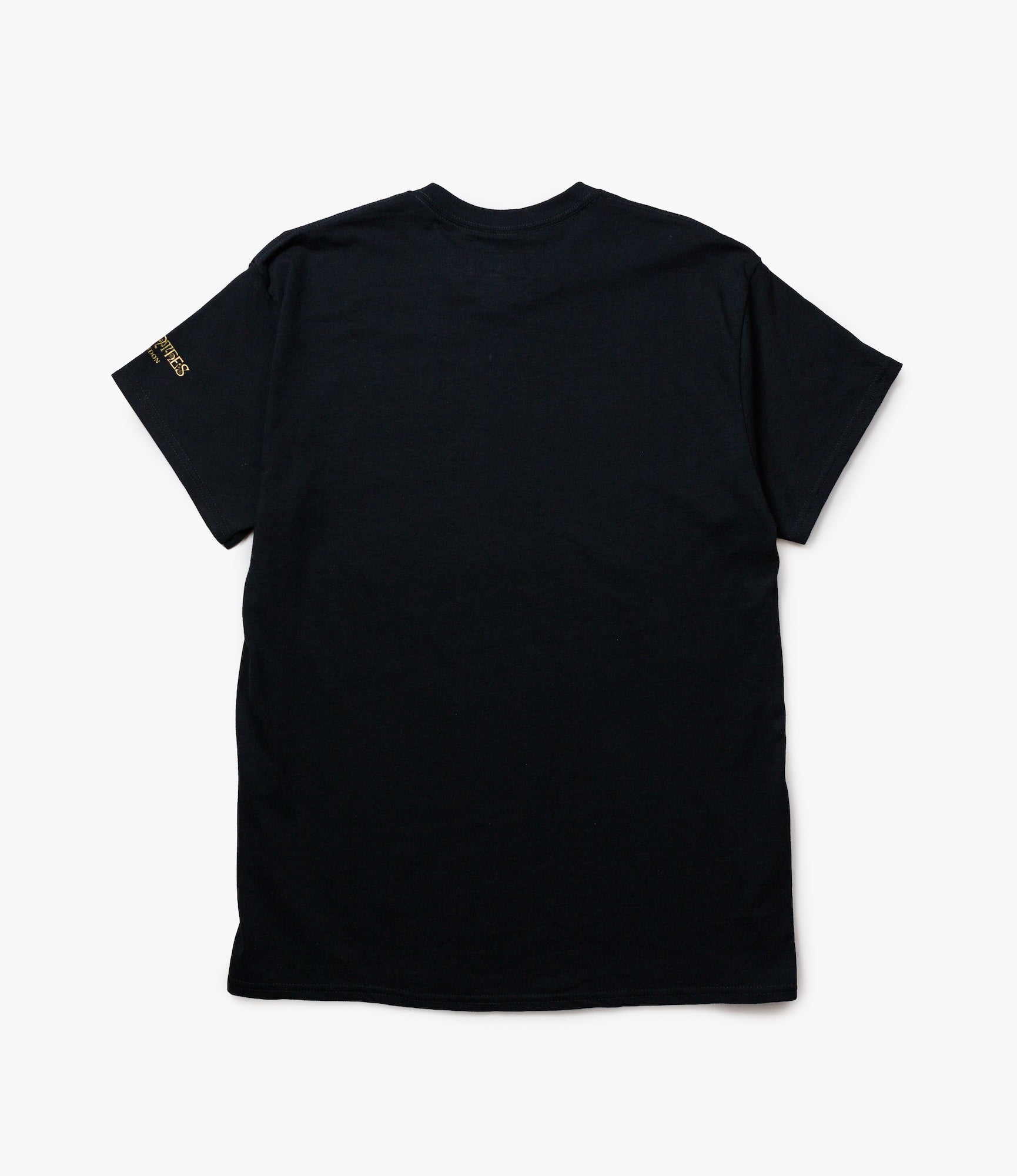Crew Neck T-Shirt – Black 'Nepenthes London' Print