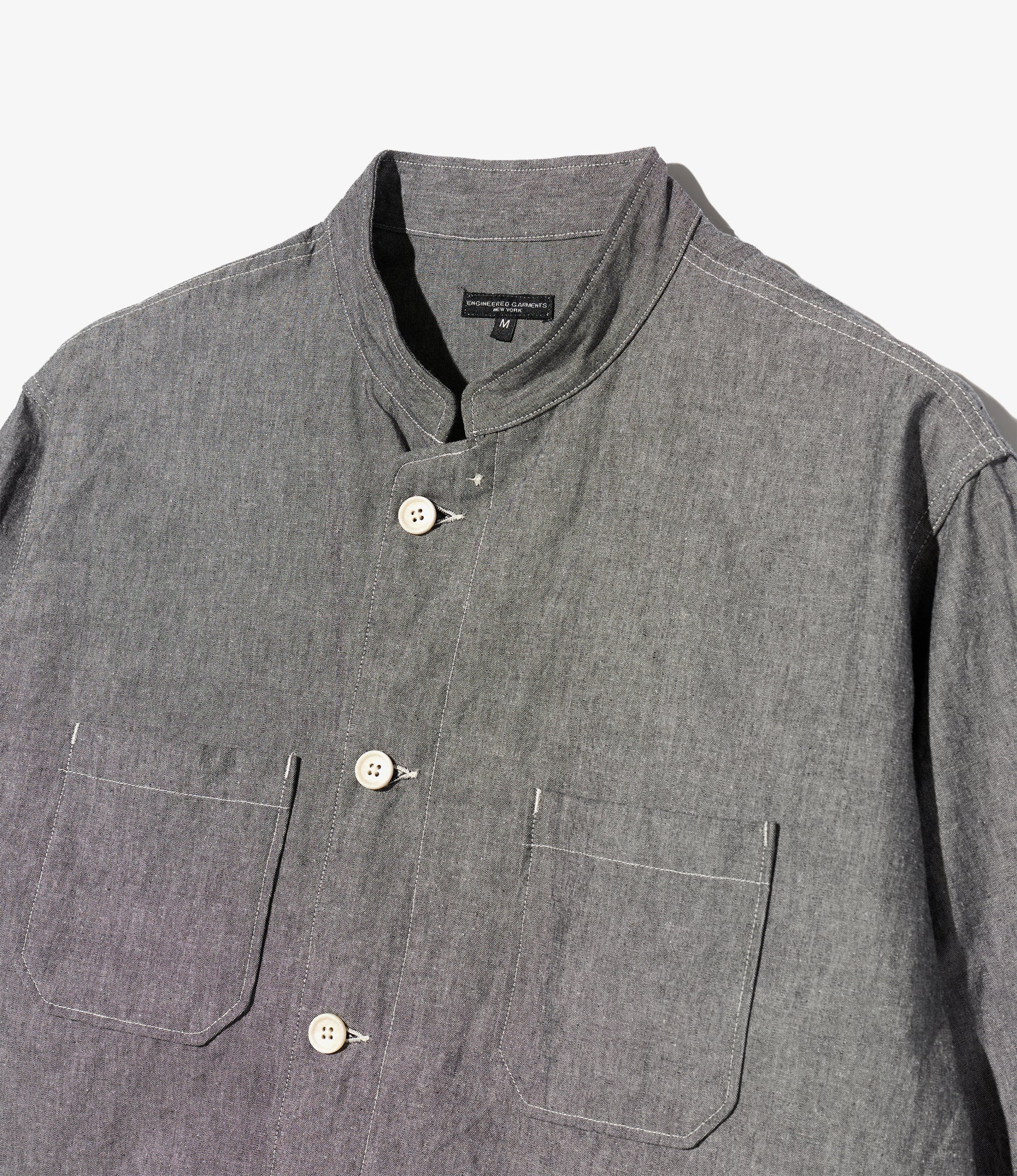 Dayton Shirt – Grey Chambray