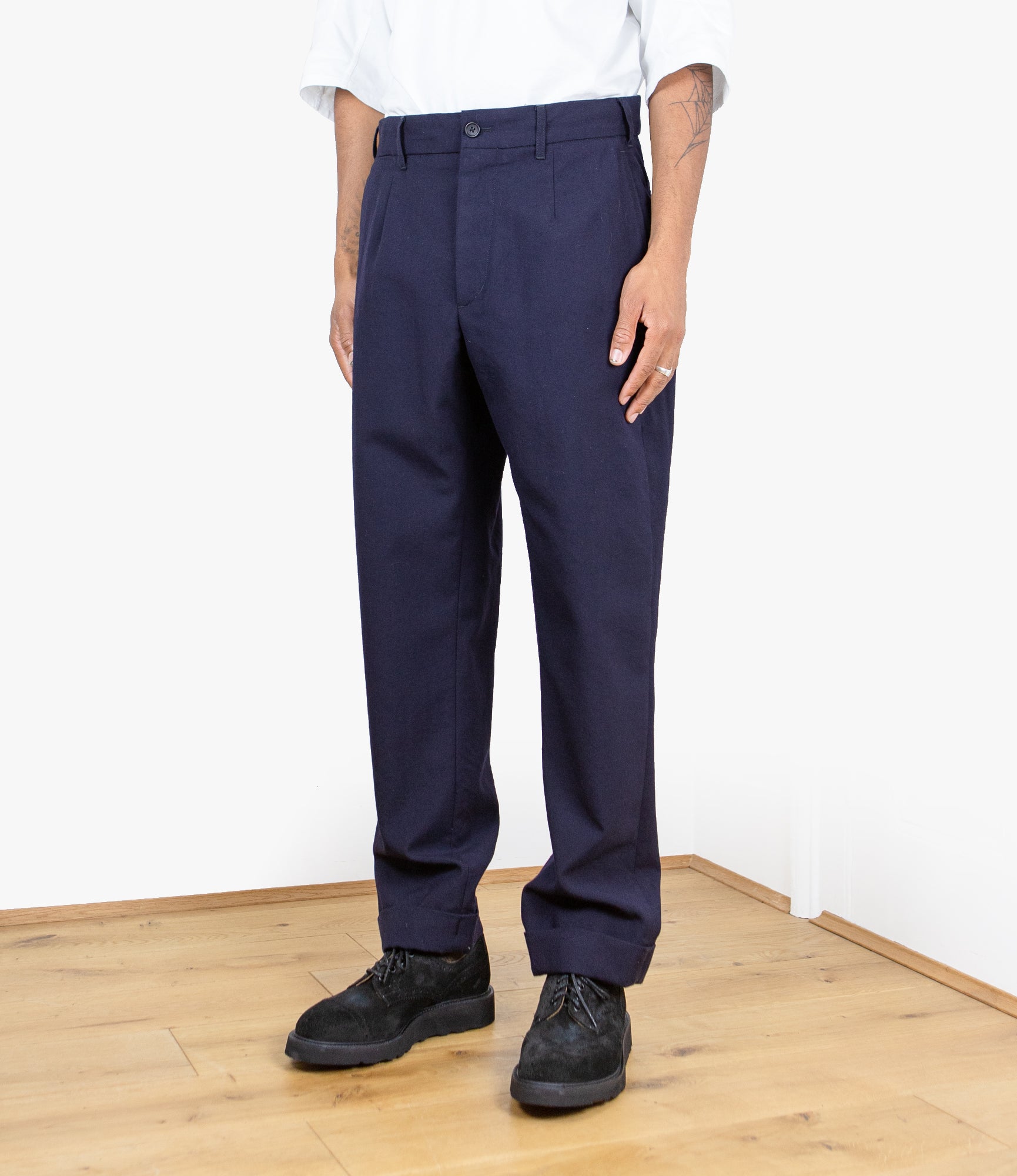 Andover Pant – Dark Navy Wool Uniform Serge