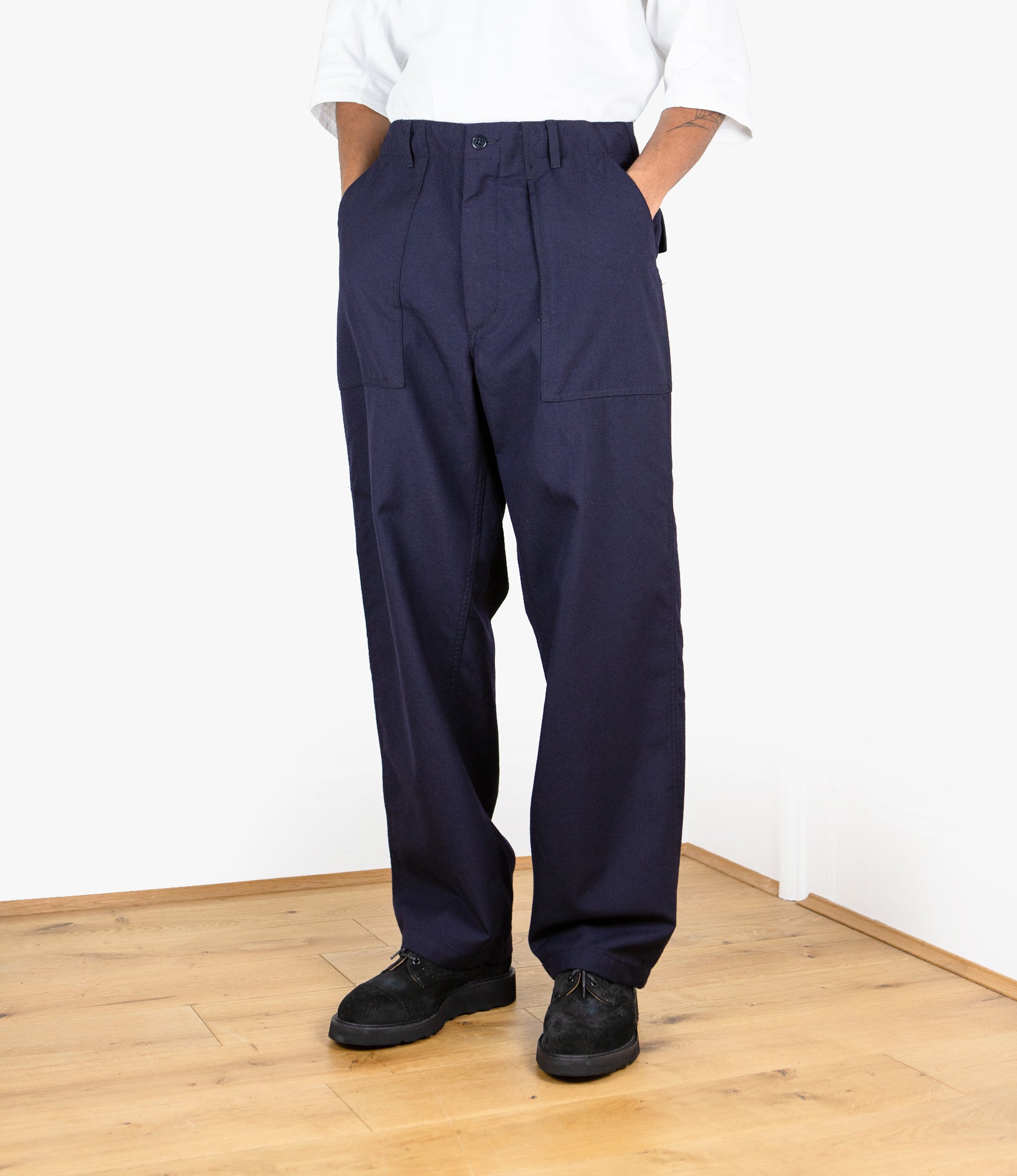 Fatigue Pant – Dark Navy Wool Uniform Serge