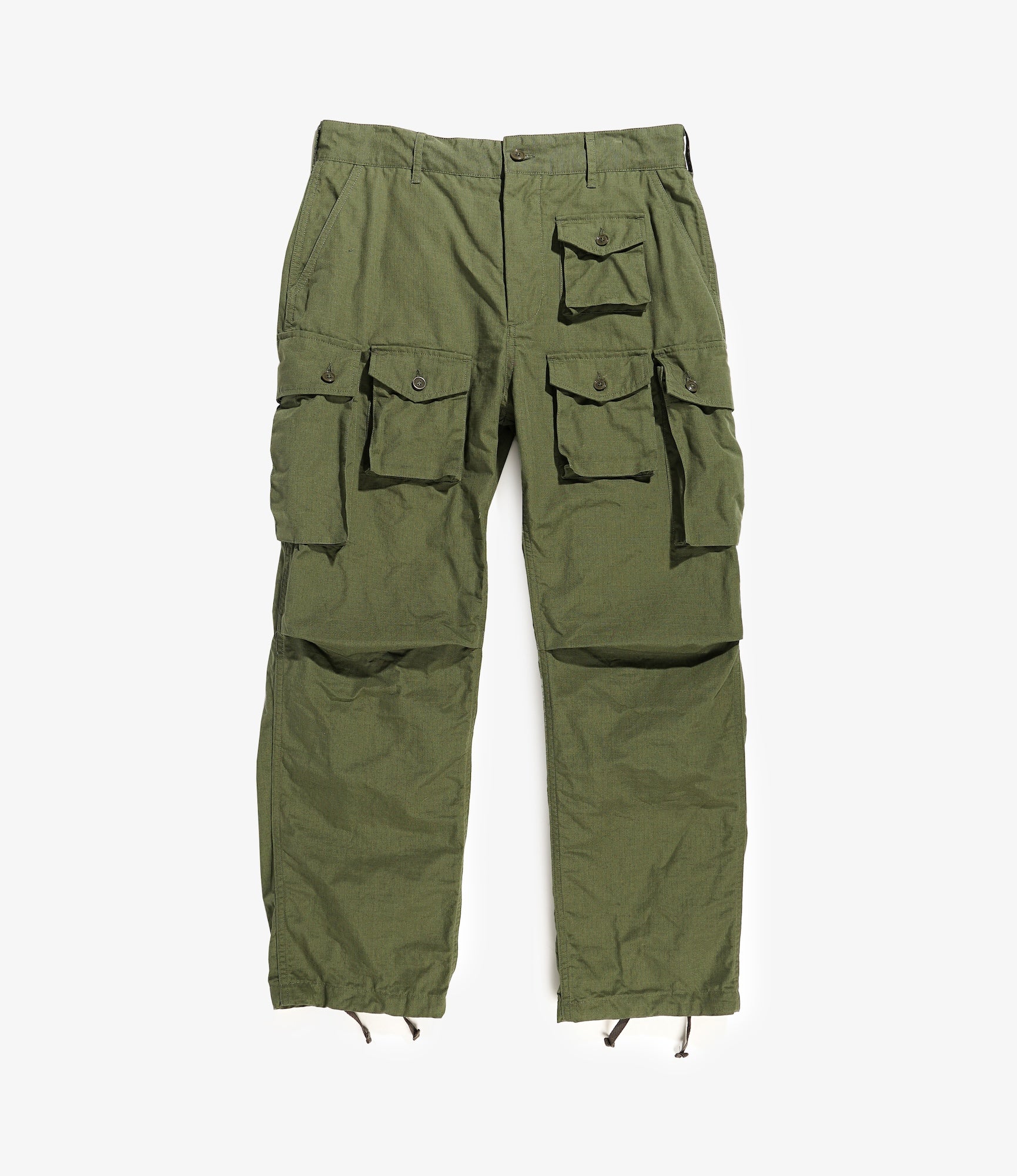 Engineered Garments FA Pant - Olive Cotton Ripstop
