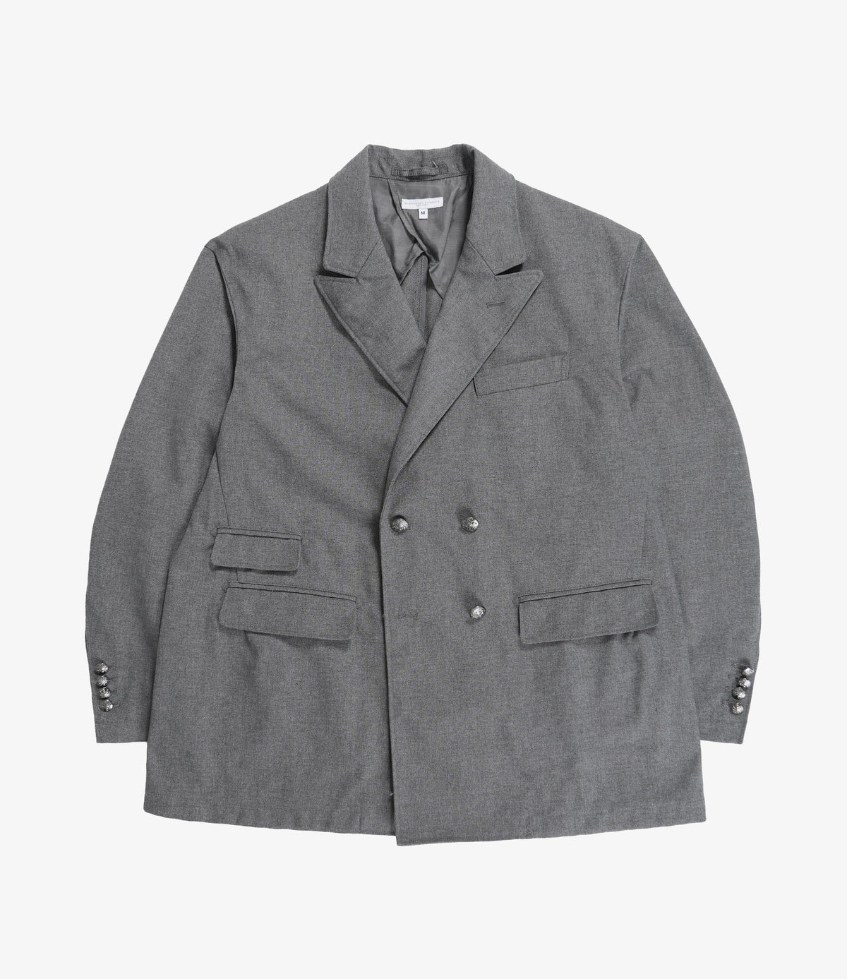 Newport Jacket - Grey PC Hopsack | Nepenthes London