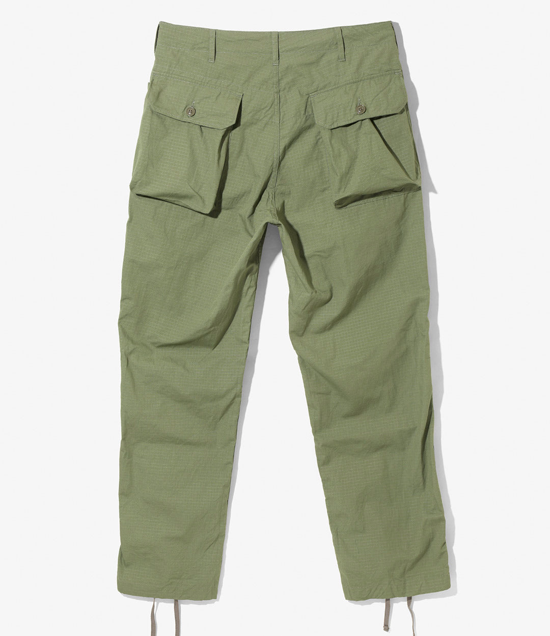 Nepenthes Exclusive Engineered Garments Norwegian Pant - Olive Cotton Ripstop