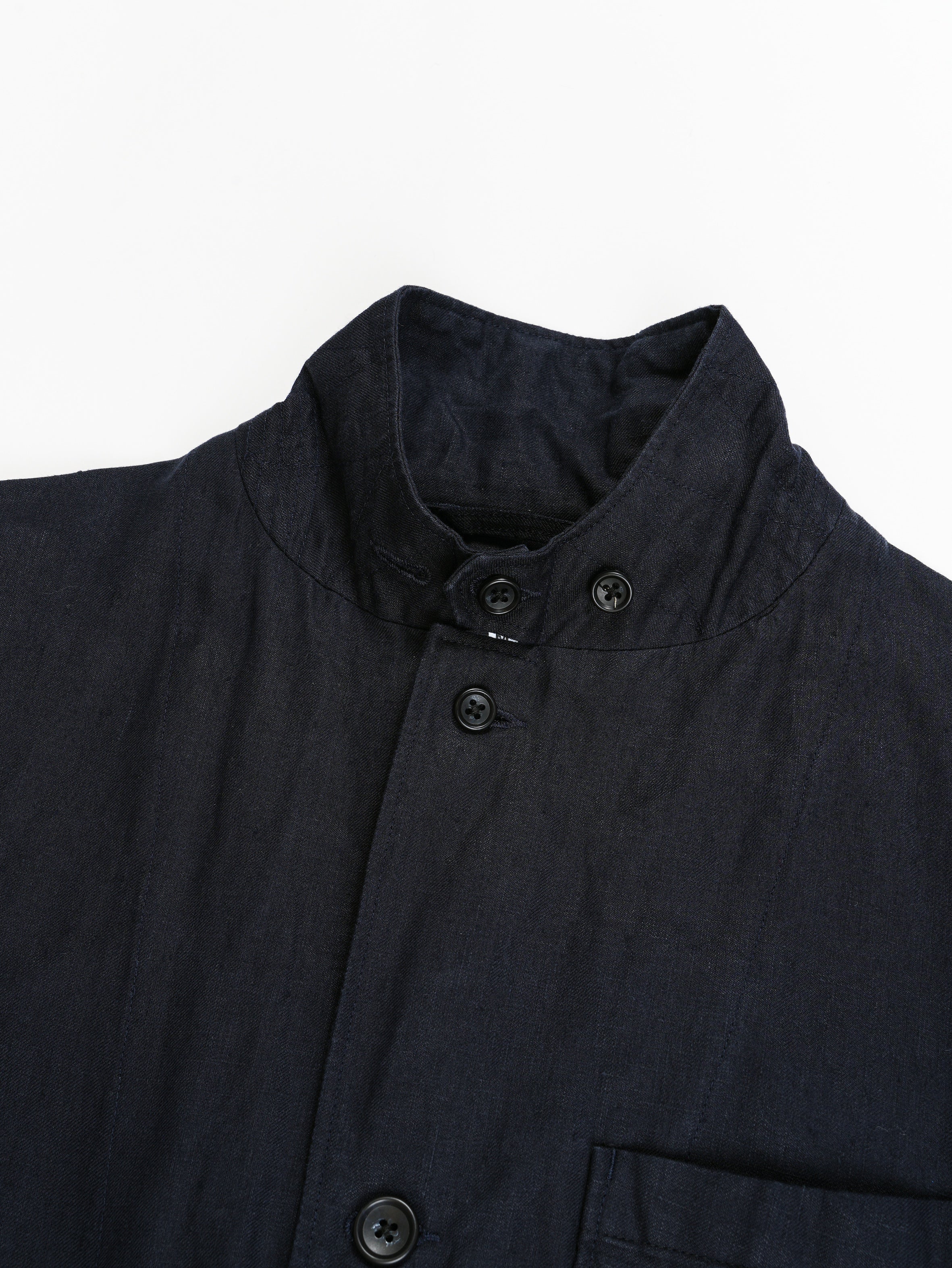 Engineered Garments Loiter Jacket - Navy Linen Twill