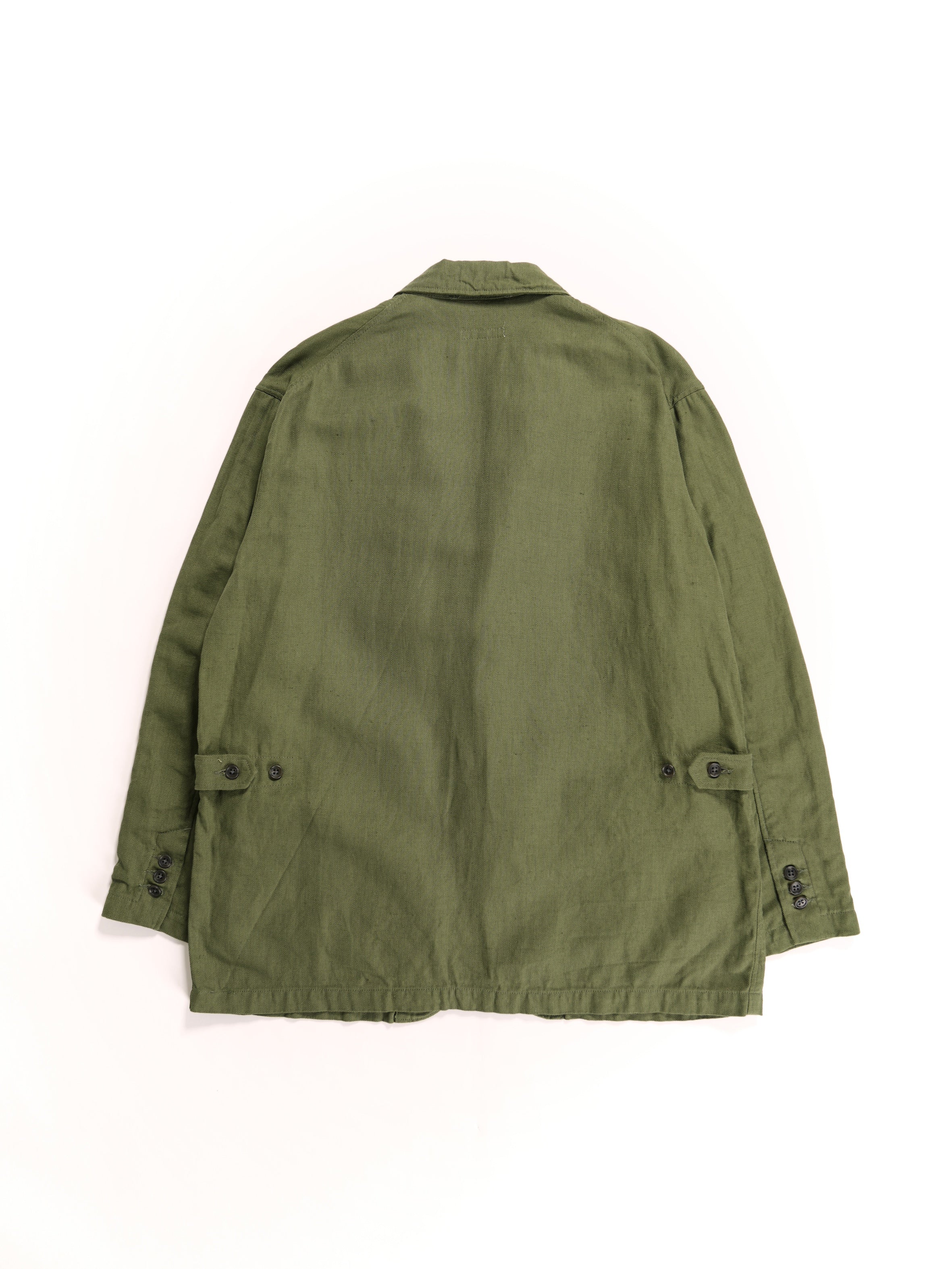Engineered Garments Loiter Jacket - Olive Cotton Acetate Satin – Engineered Garments – Nepenthes London