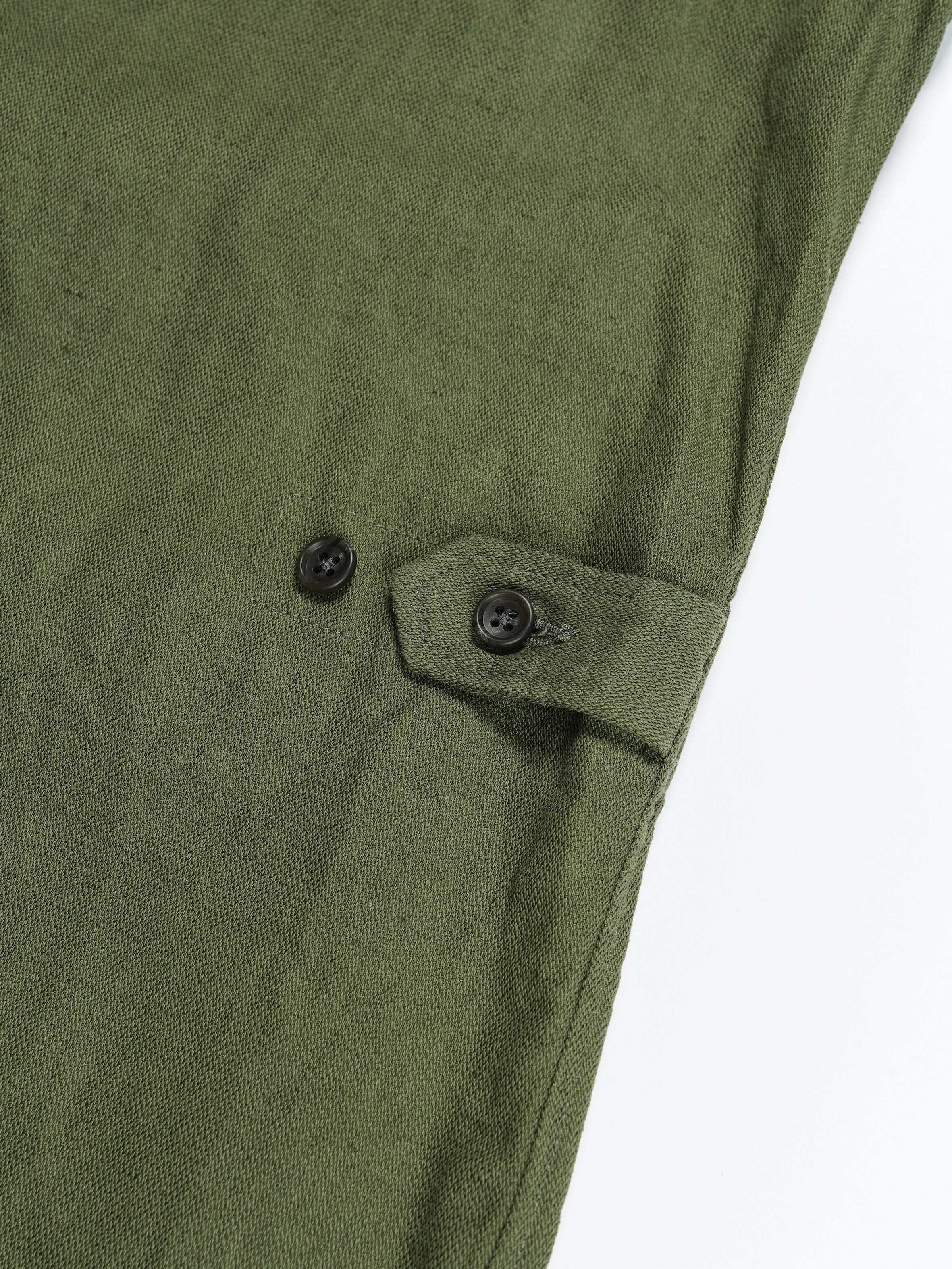Engineered Garments Loiter Jacket - Olive Cotton Acetate Satin