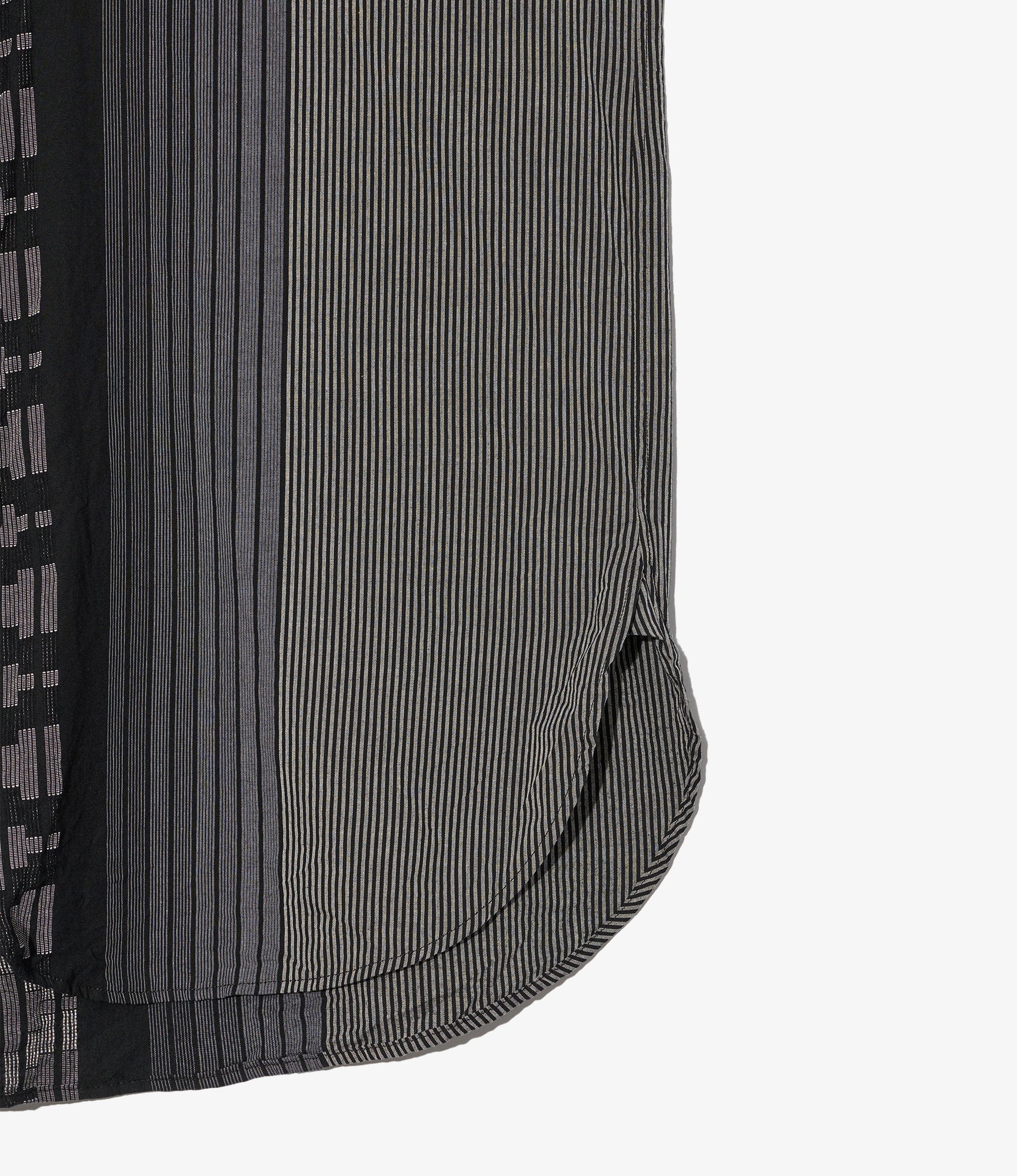 19th Century BD Shirt – Black Multi Pattern Jacquard