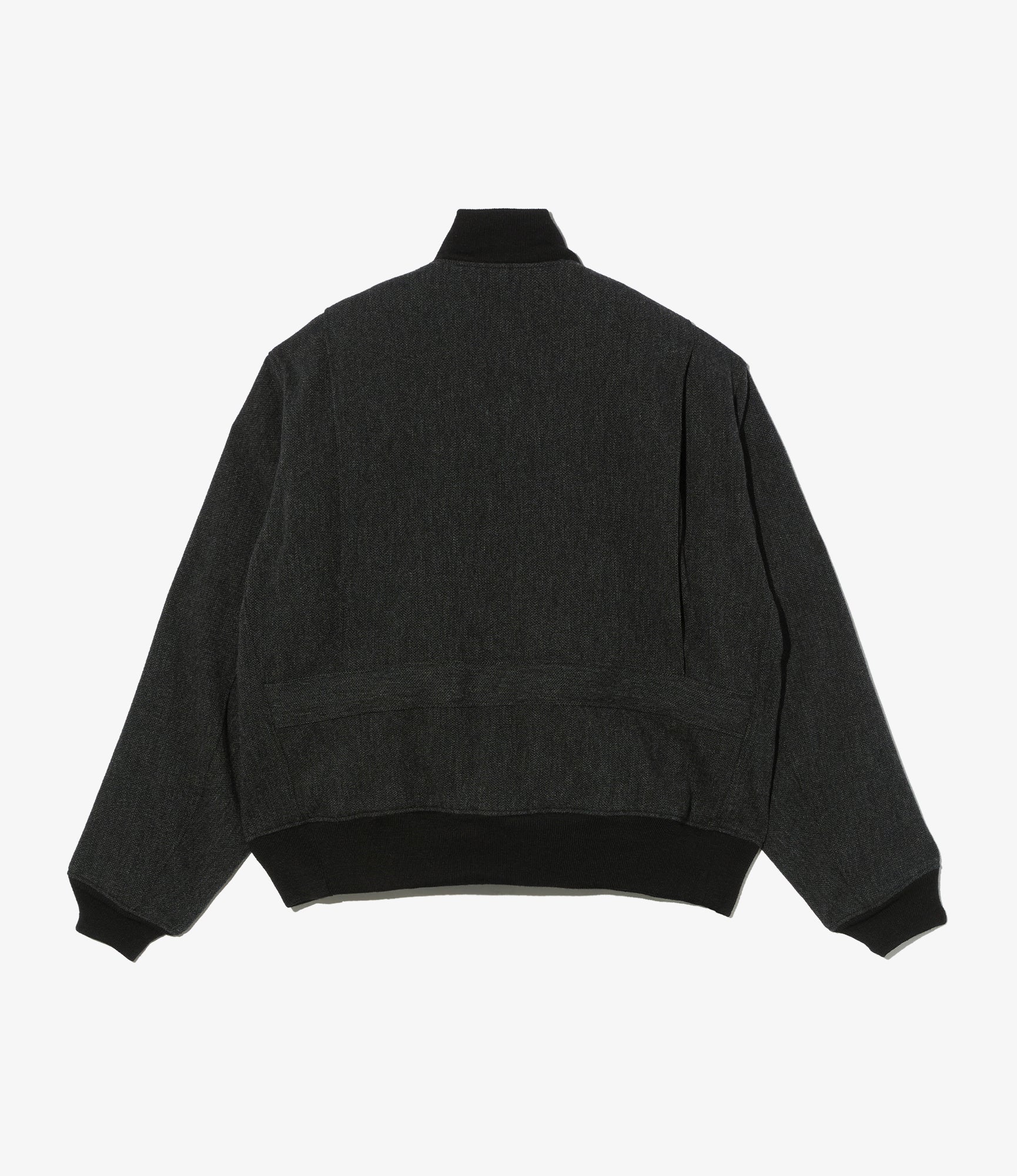 A-1 Jacket – Charcoal Heavy Tweed Blend