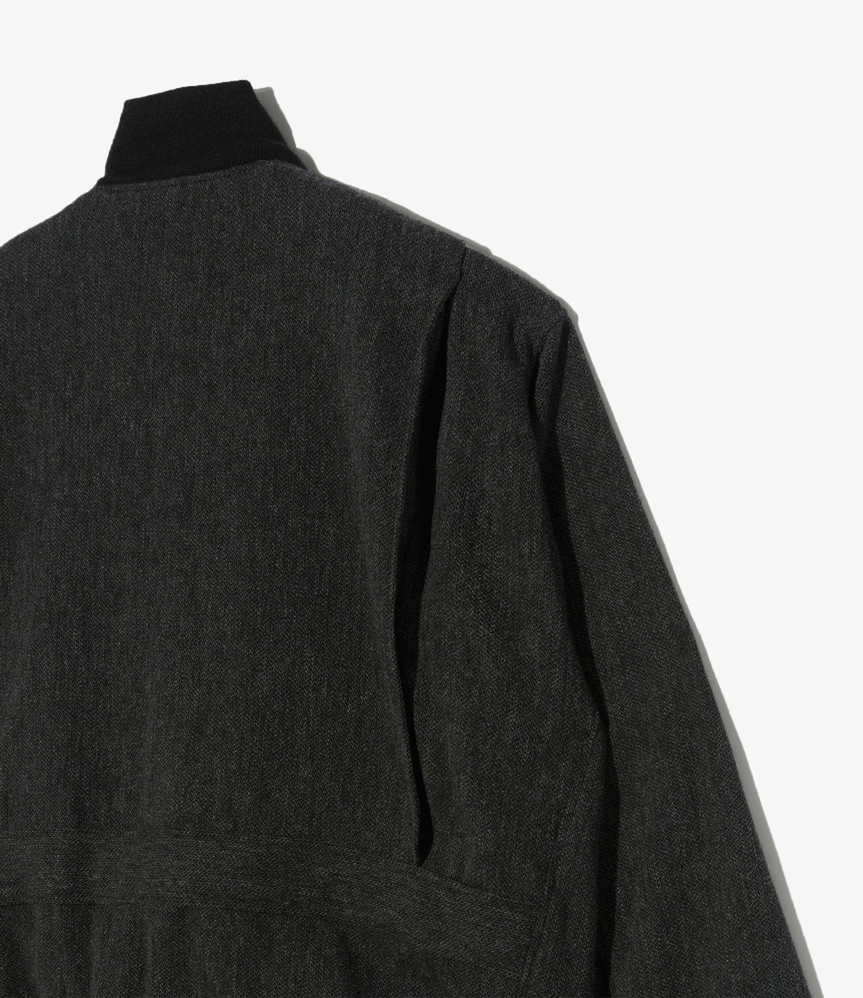 A-1 Jacket – Charcoal Heavy Tweed Blend