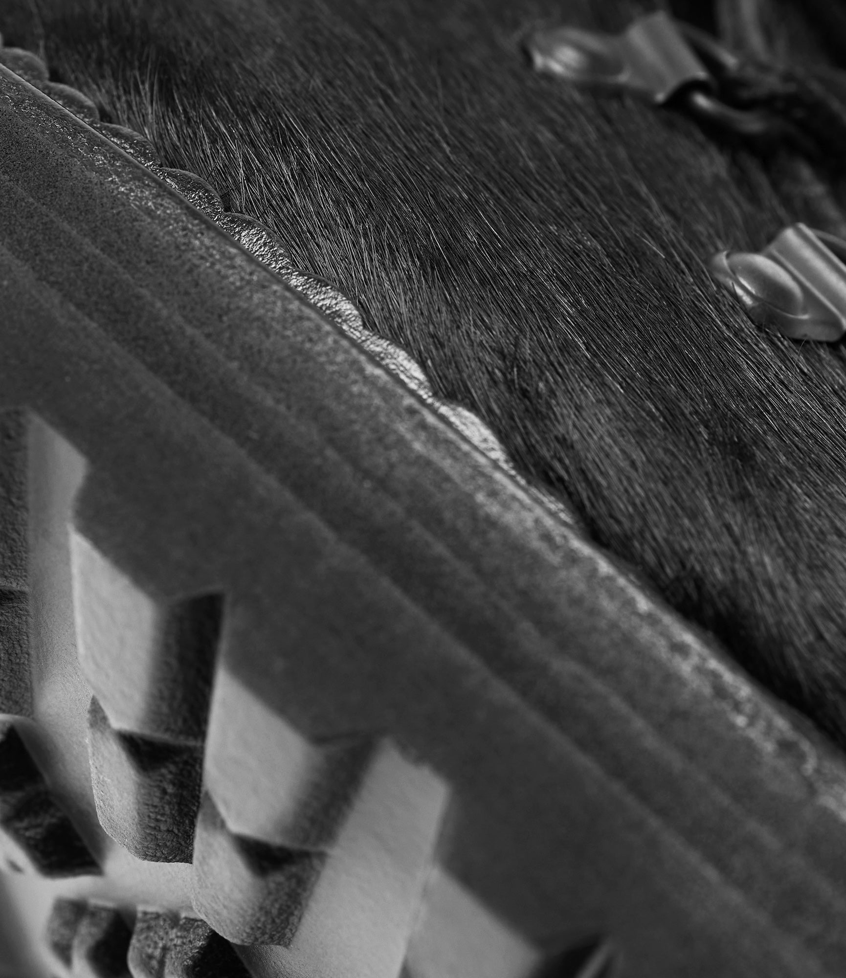 Adirondack Low Hiker Shoe – Black Pony Hair