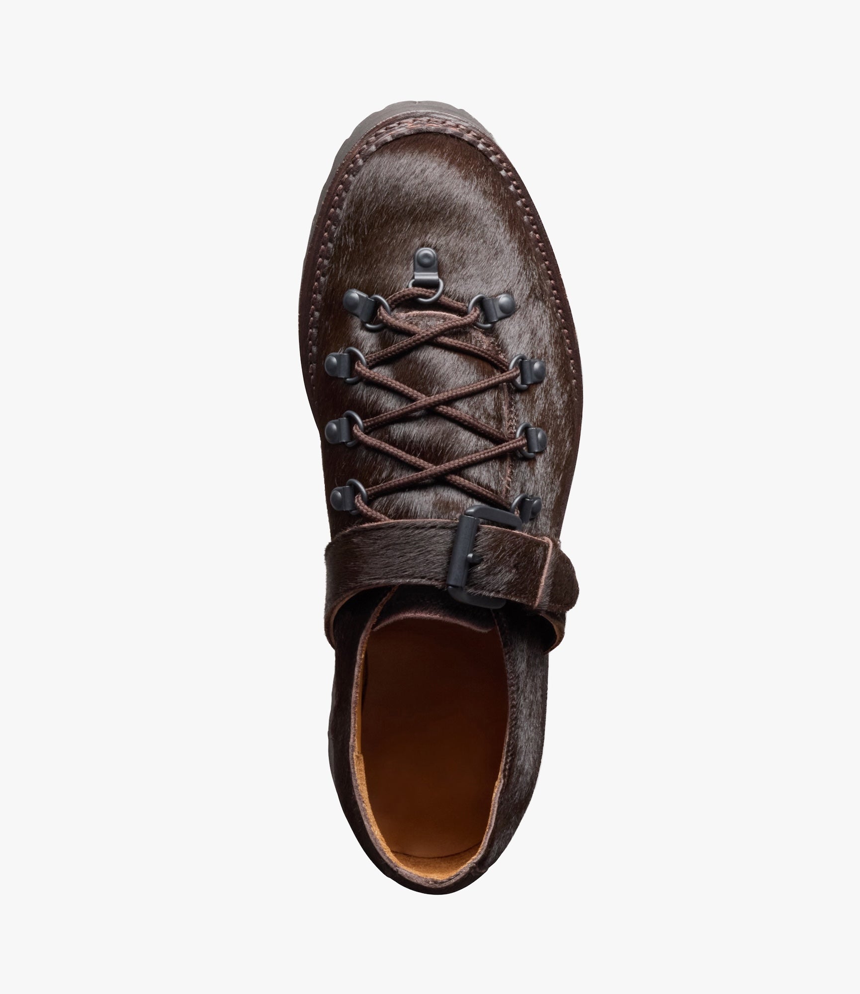 Adirondack Low Hiker Shoe – Brown Pony Hair