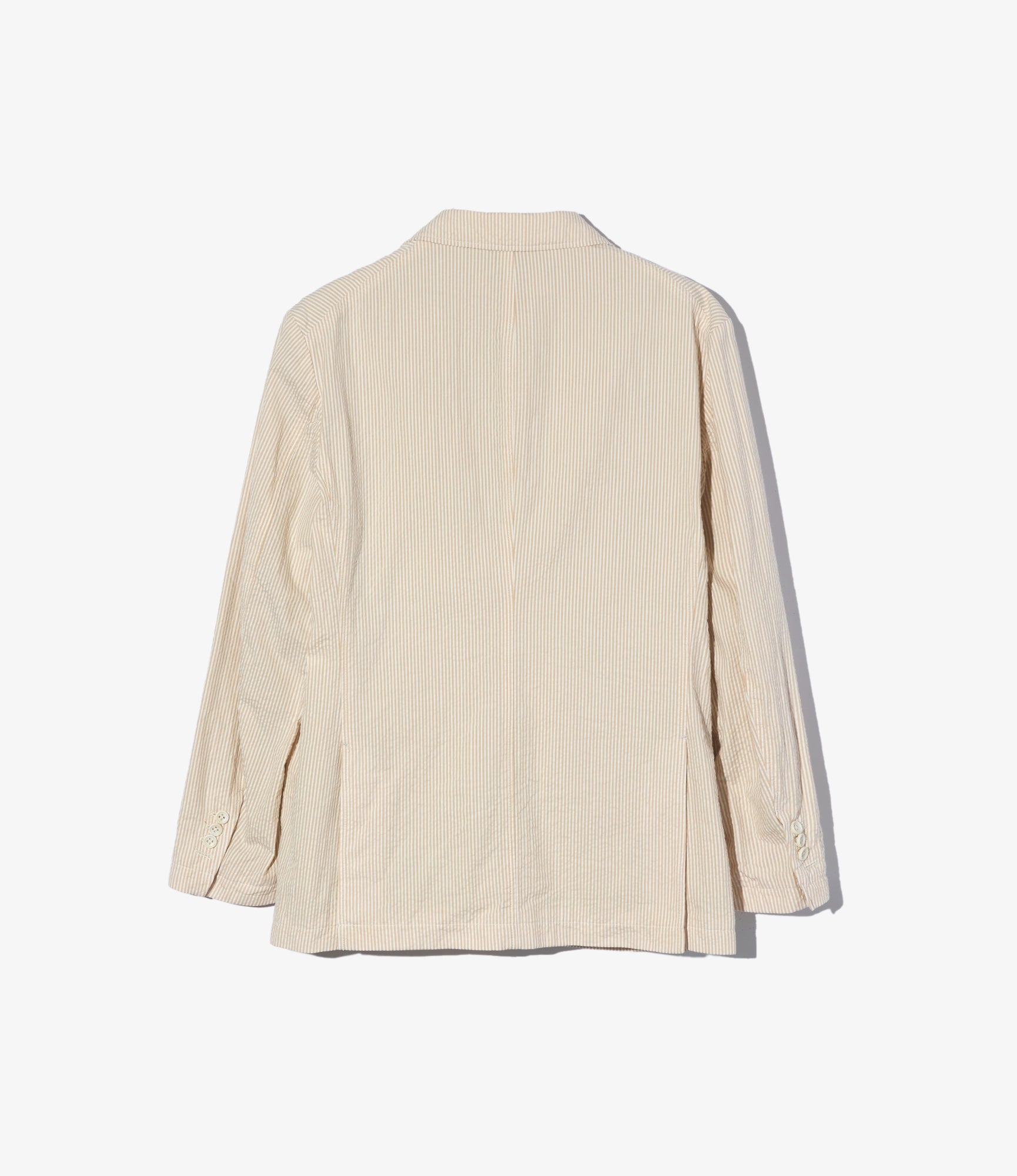 Andover Jacket – Beige Stripe Cotton Seersucker