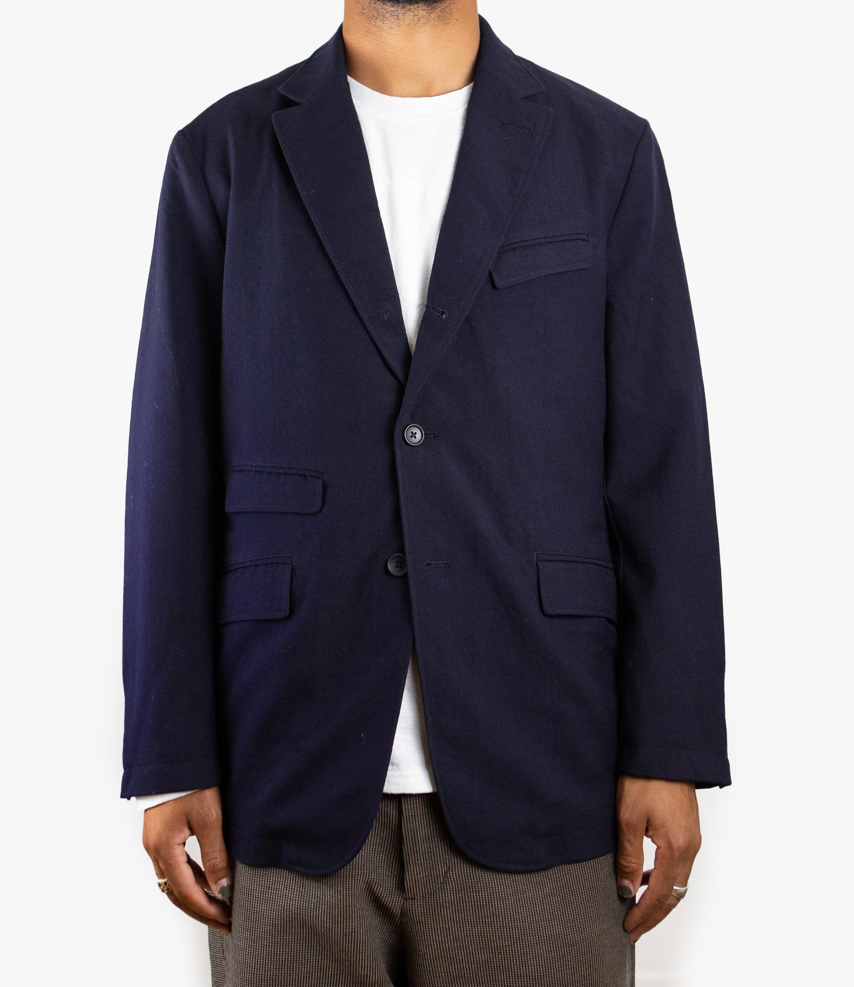 Andover Jacket – Dark Navy Wool Uniform Serge