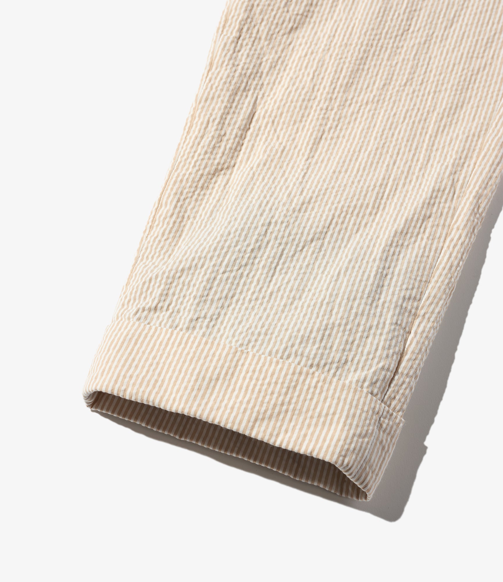 Andover Pant – Beige Stripe Cotton Seersucker