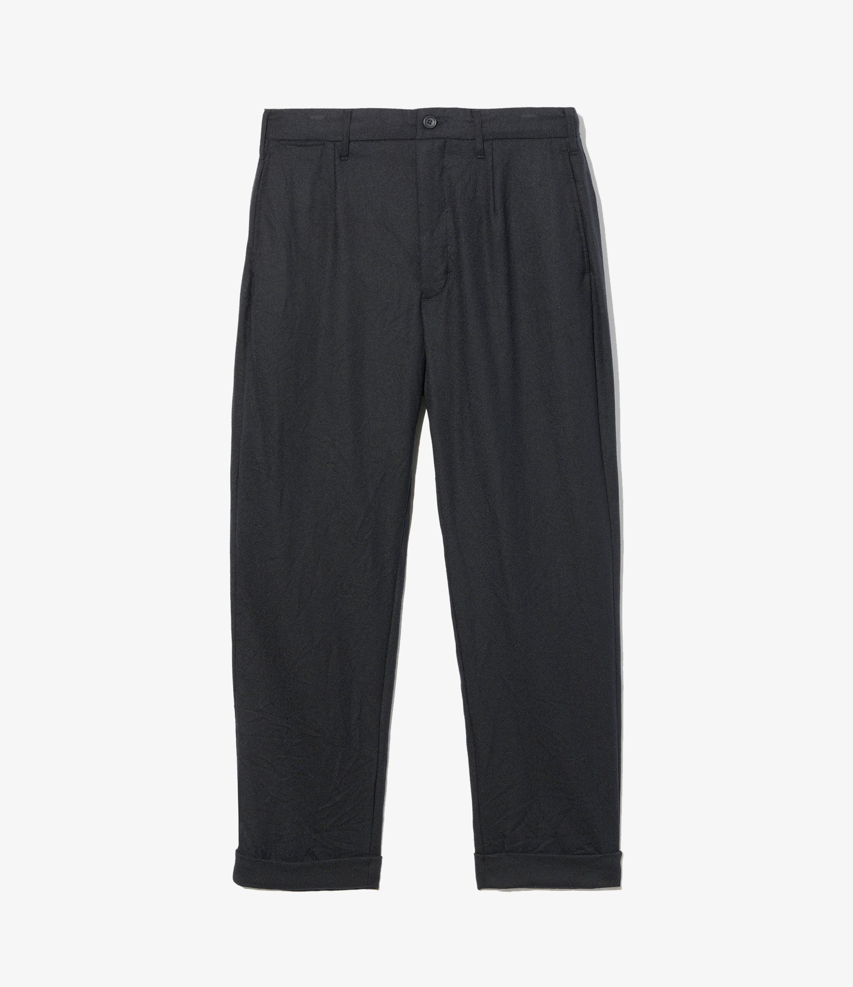 Andover Pant – Black High Count Worsted Wool