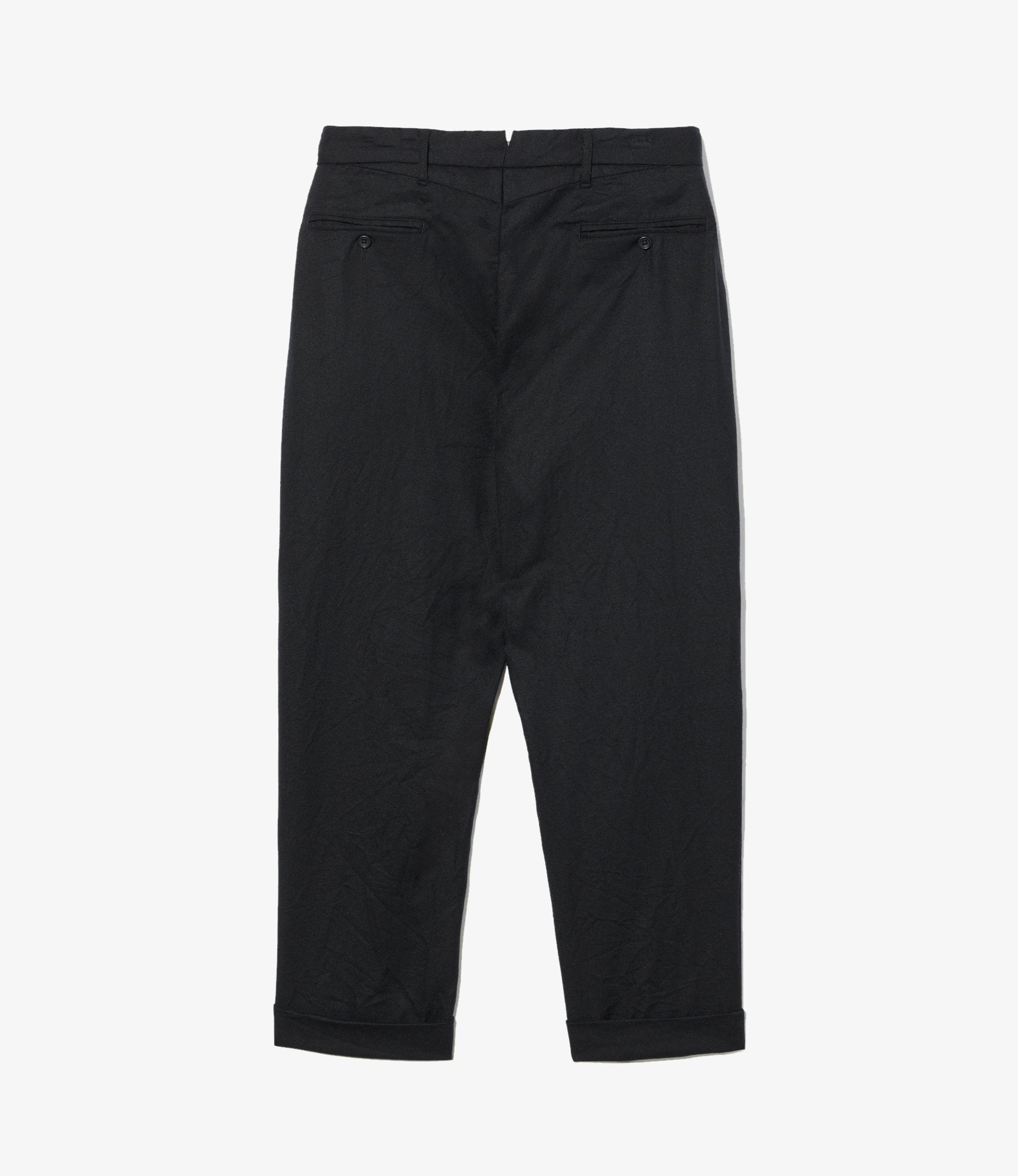 Andover Pant – Black High Count Worsted Wool