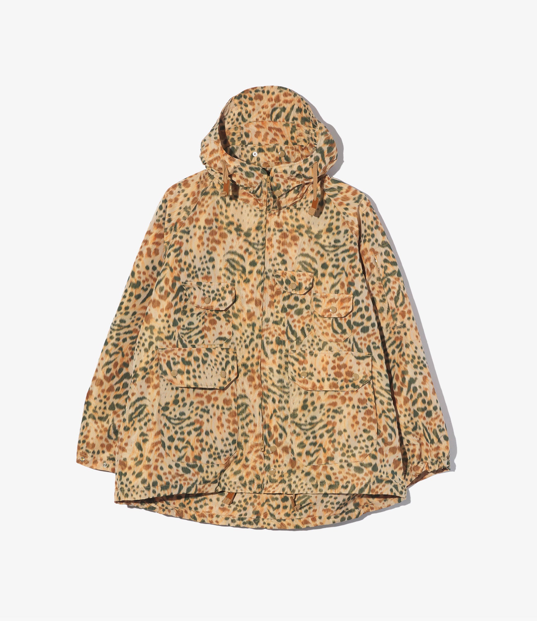 Atlantic Parka – Leopard Print Polyester