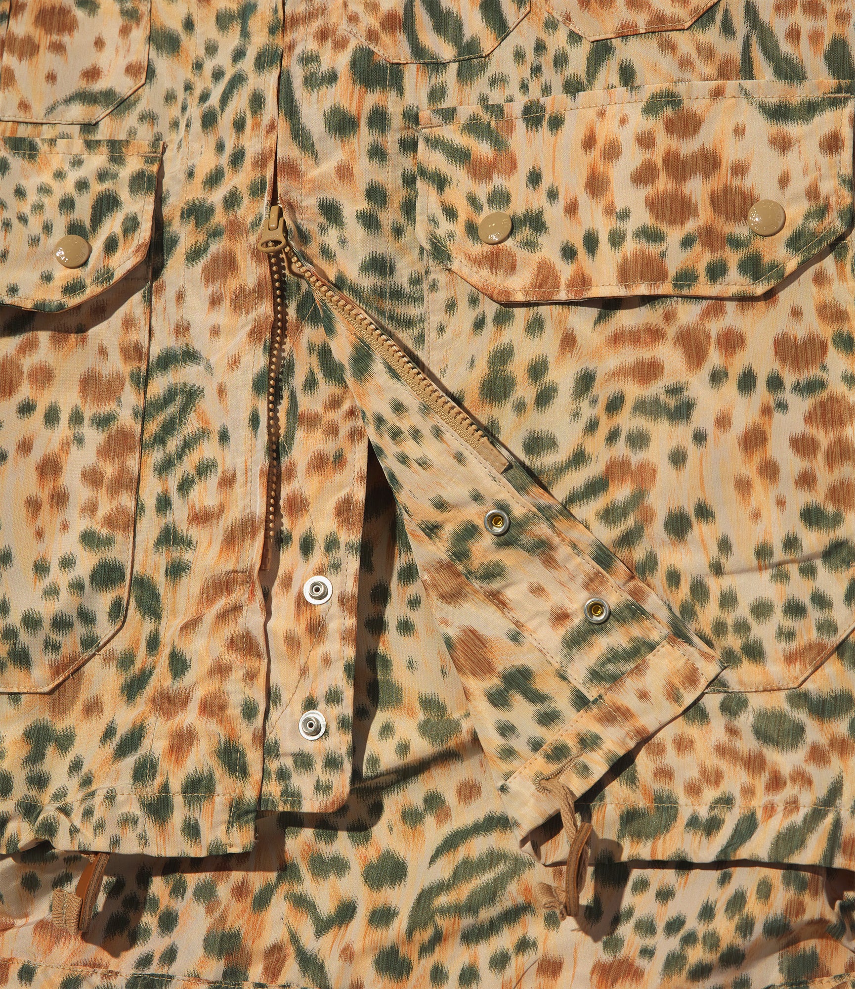 Atlantic Parka – Leopard Print Polyester