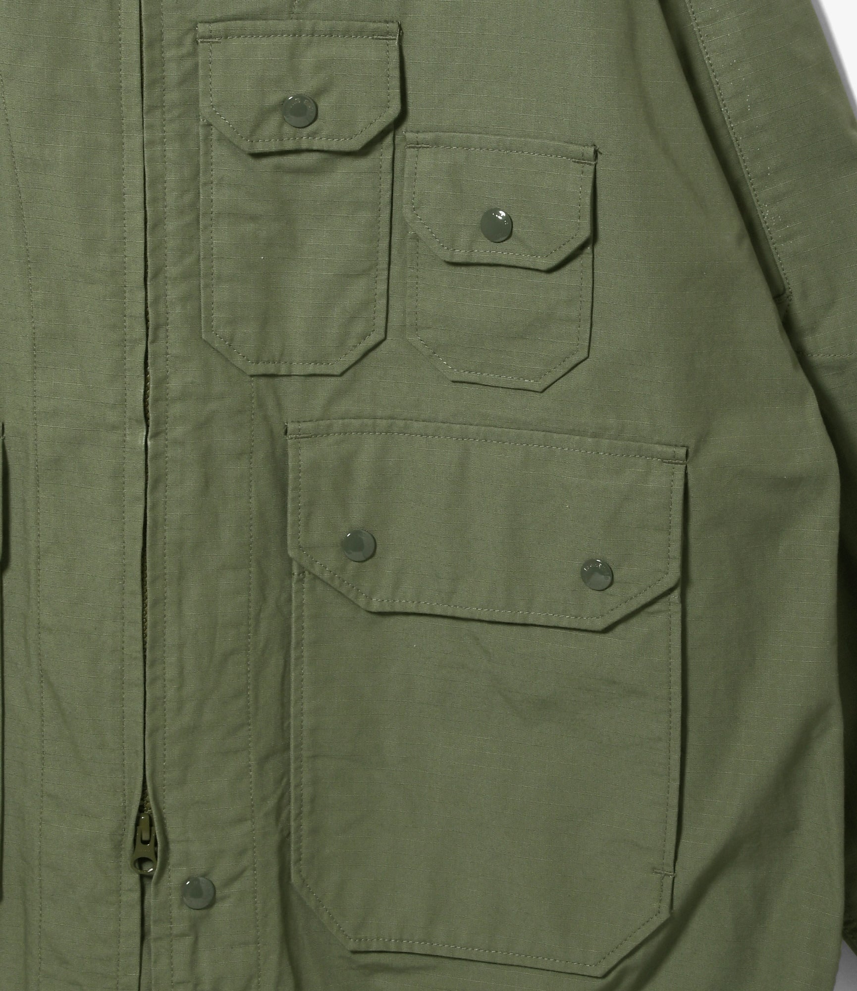 Atlantic Parka – Olive Ripstop Cotton