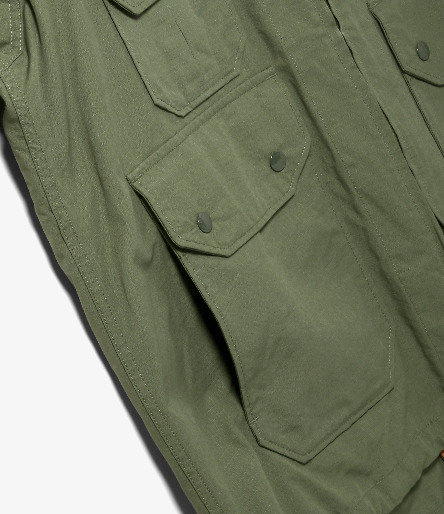 Atlantic Parka – Olive Ripstop Cotton