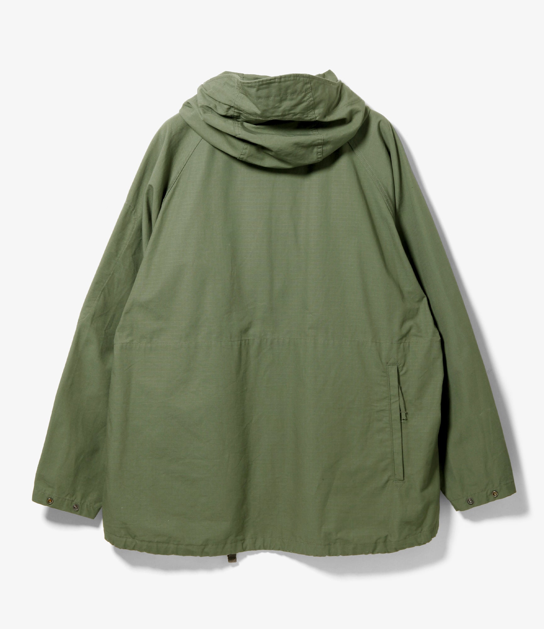 Atlantic Parka – Olive Ripstop Cotton