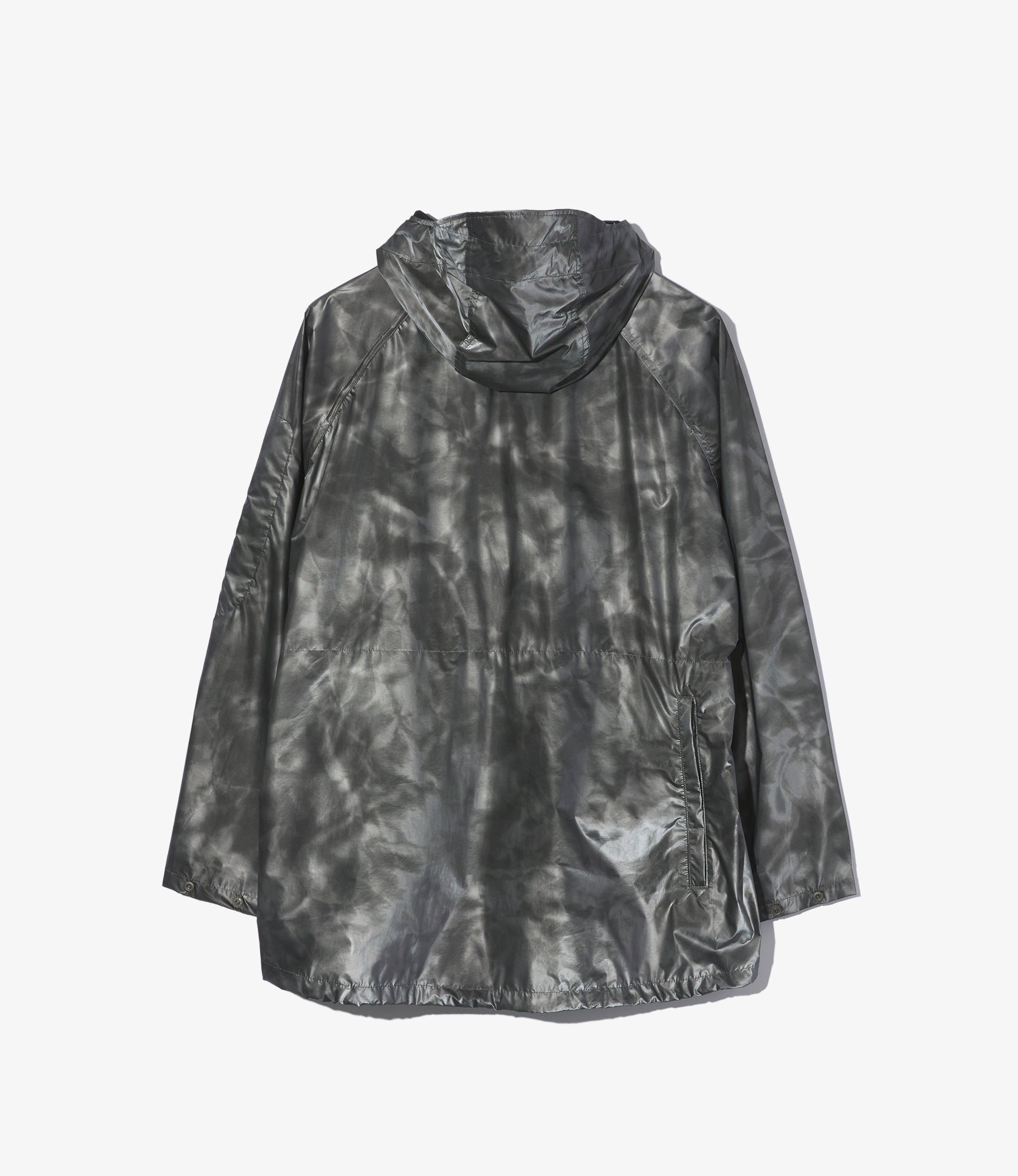 Atlantic Parka – Silver Shadow Print Nylon