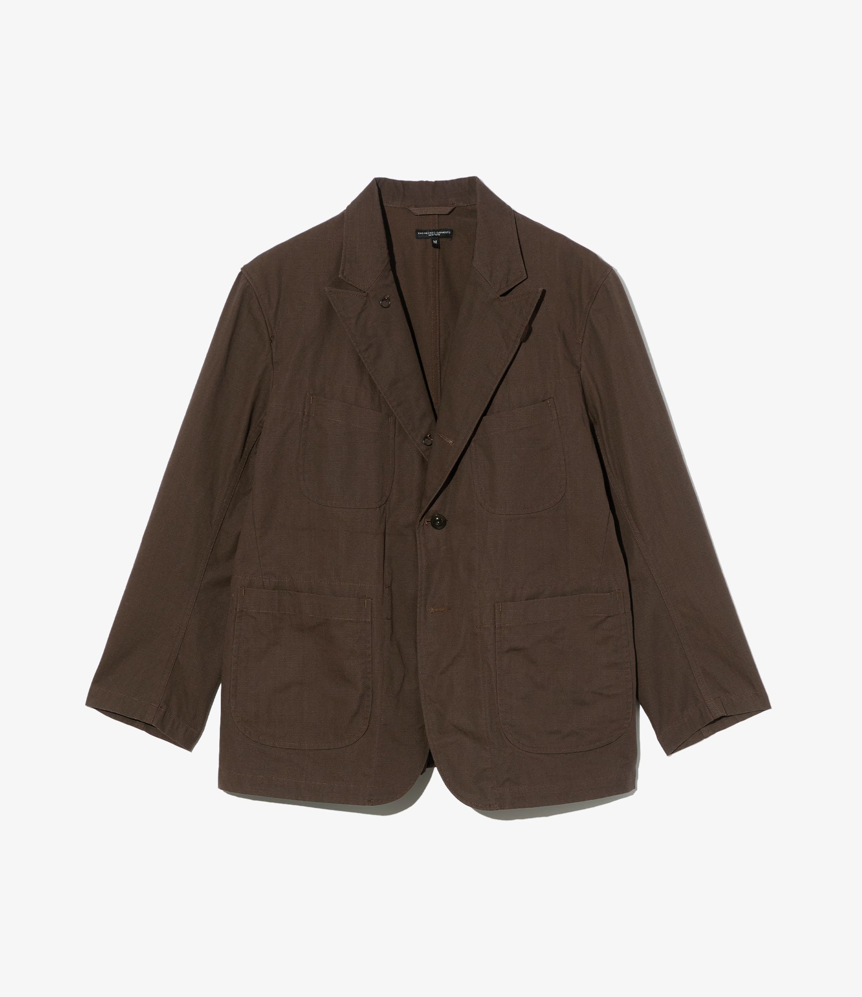 Bedford Jacket – Dark Brown Heavy Ripstop Cotton