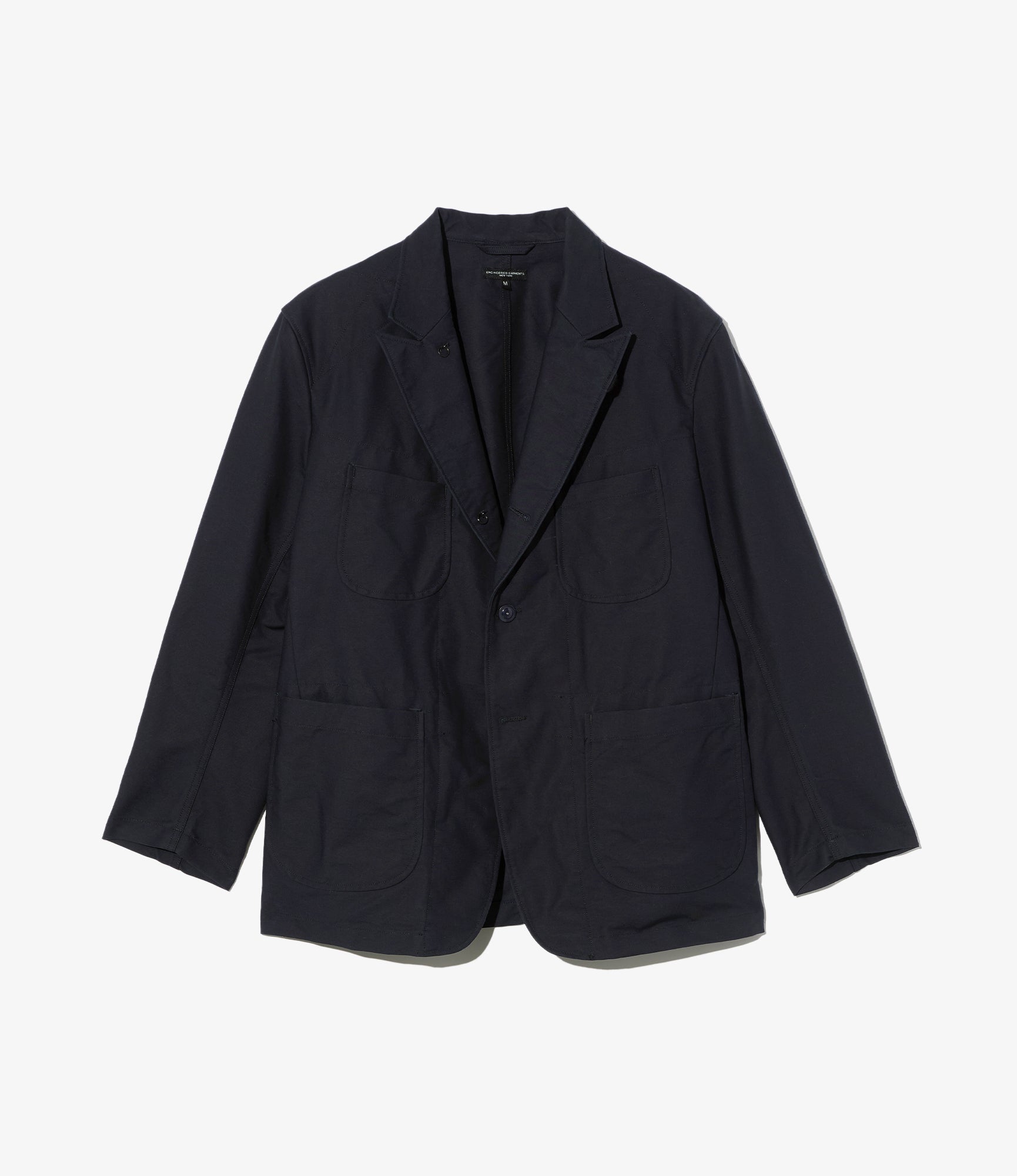 Bedford Jacket – Navy Cotton Double Cloth