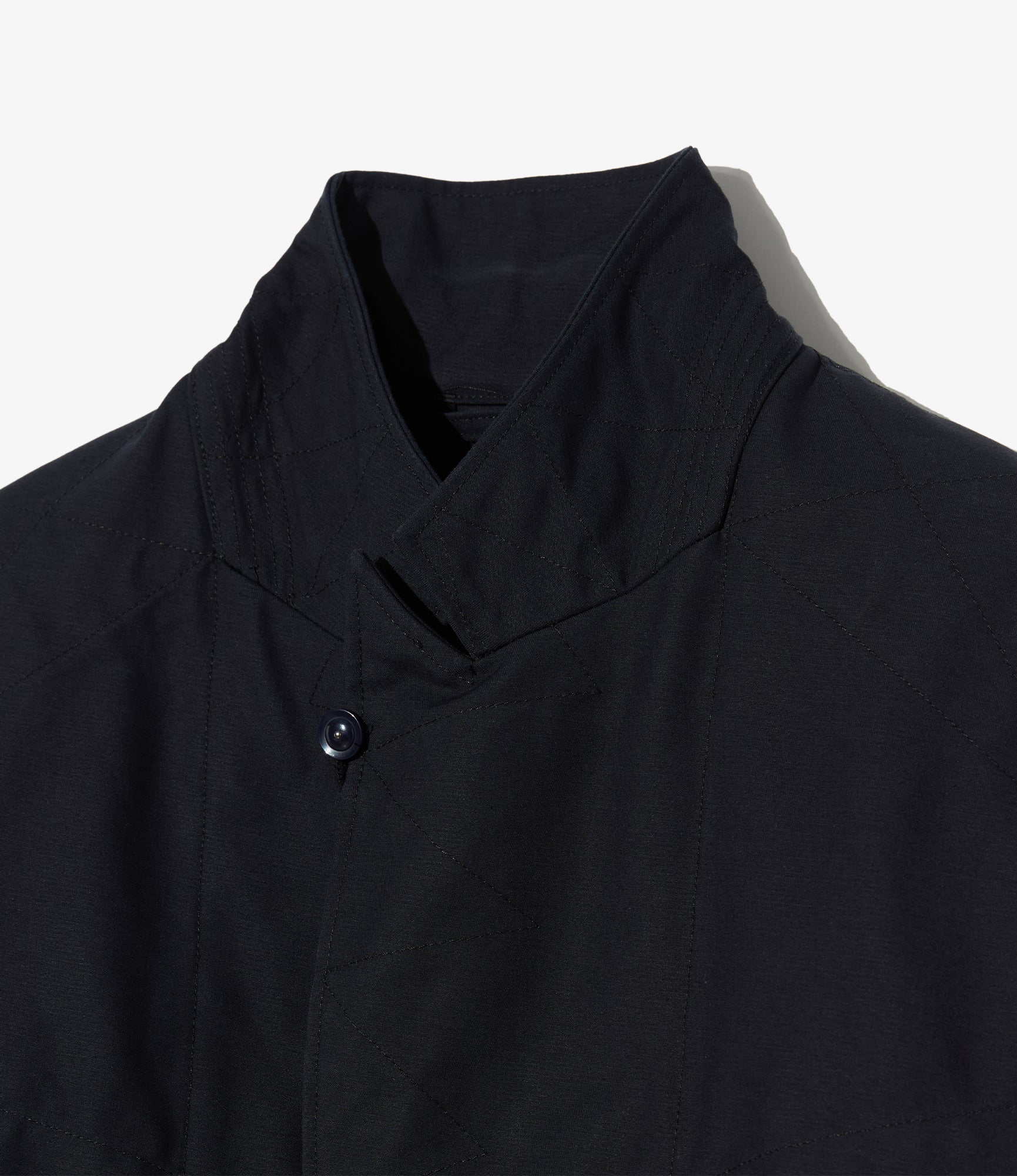Bedford Jacket – Navy Cotton Double Cloth