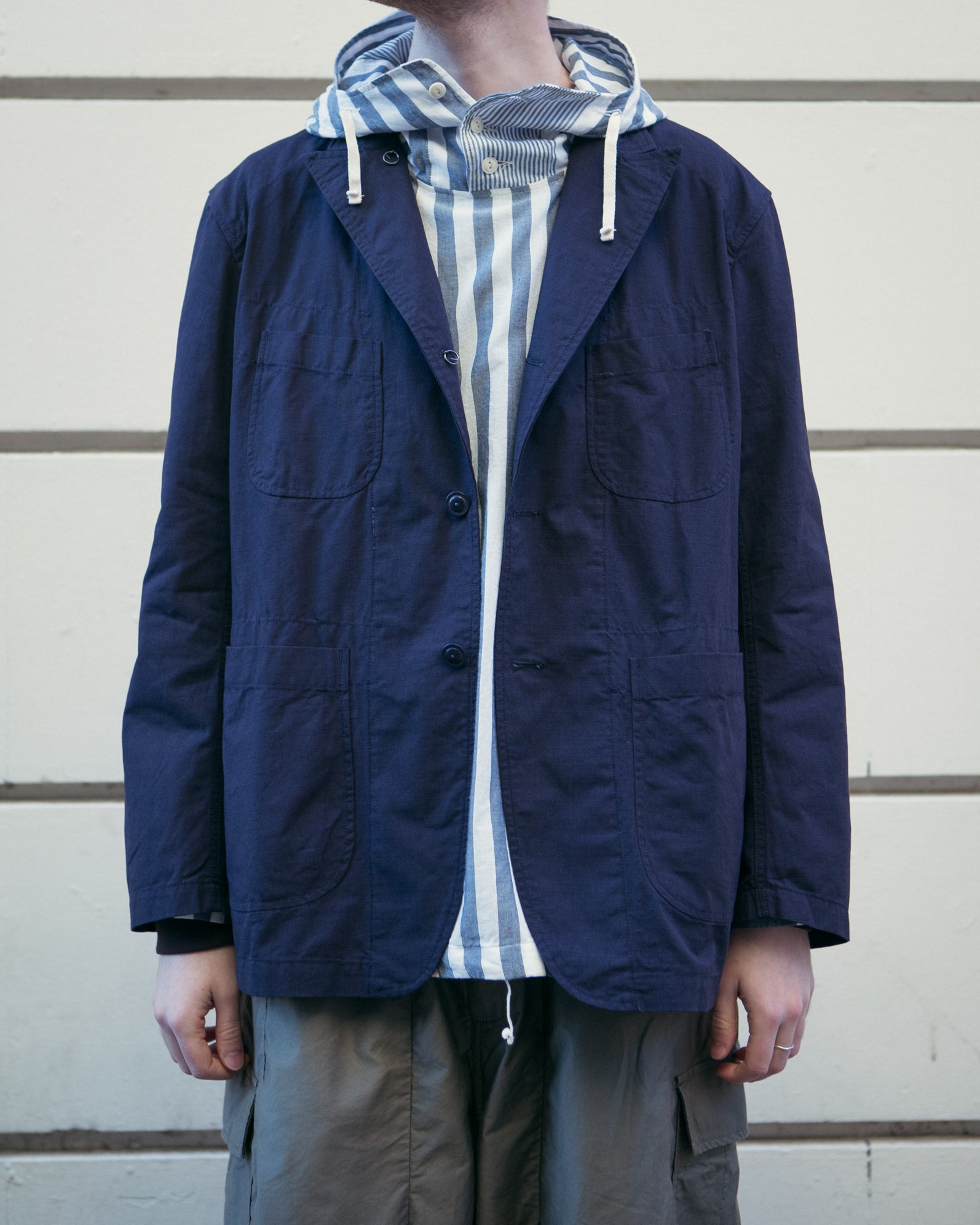 Bedford Jacket – Dark Navy Ripstop Cotton