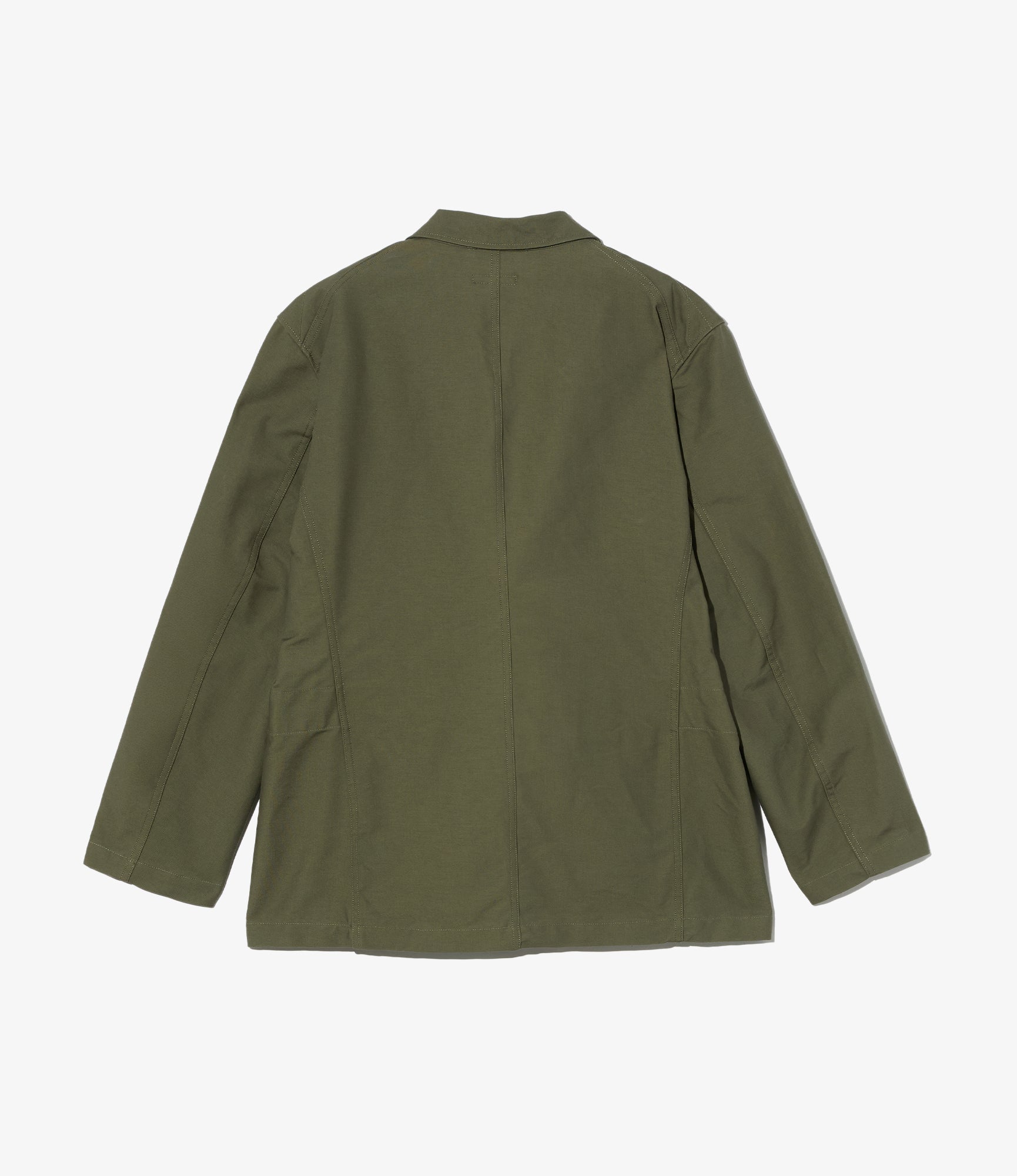 Bedford Jacket – Olive Cotton Double Cloth