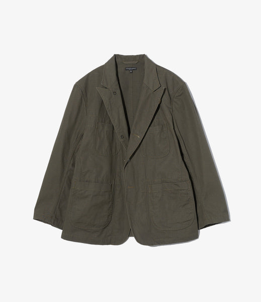 Bedford Jacket – Olive Heavy Ripstop Cotton | Engineered