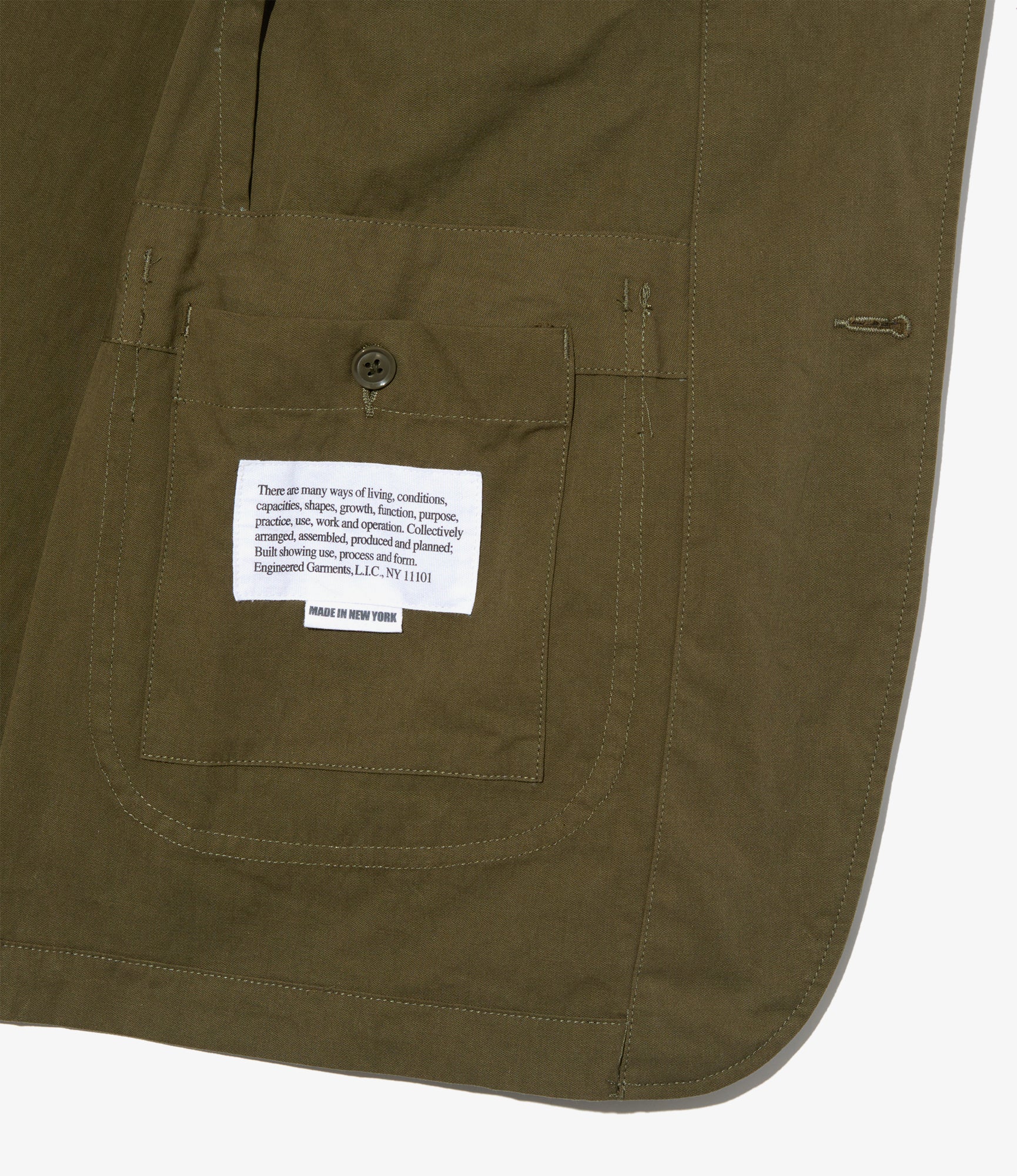 Bedford Jacket – Olive Sanded Cloth