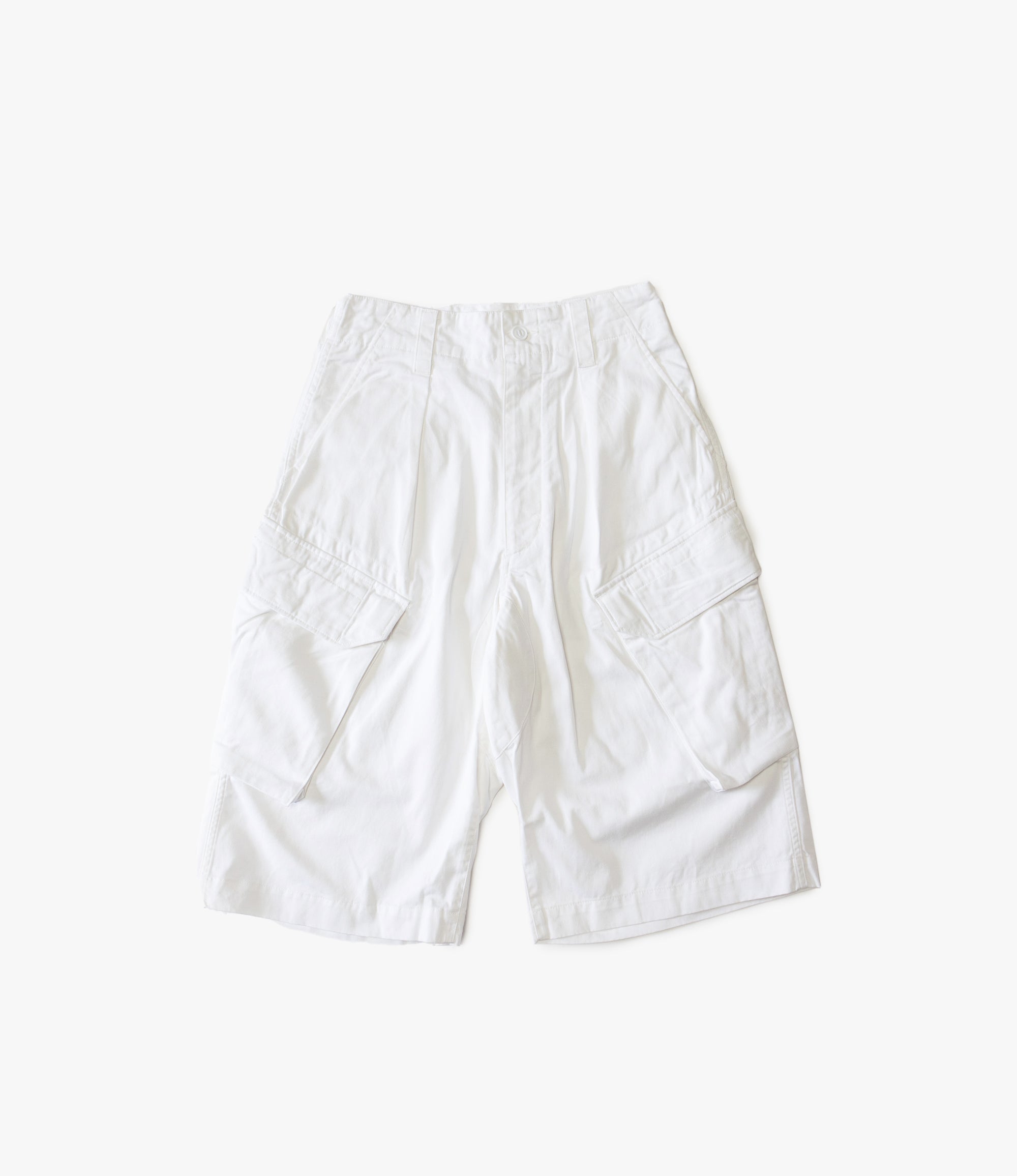 Engineered Garments Blank Label Royal Gaucho Pants – White Flat Twill – Engineered Garments Blank Label – Nepenthes London