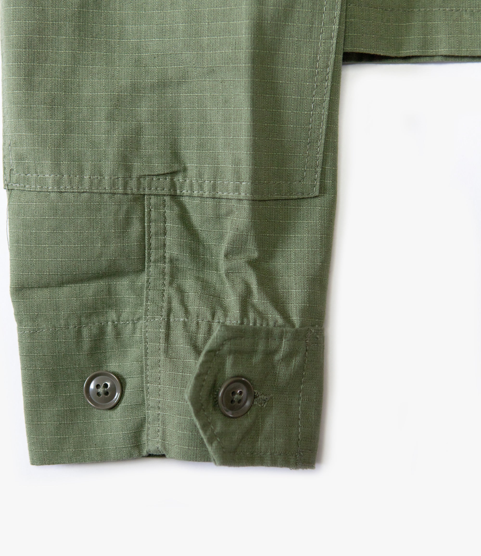 Engineered Garments Blank Label Cropped BDU Jacket – Olive Cotton Ripstop – Engineered Garments Blank Label – Nepenthes London